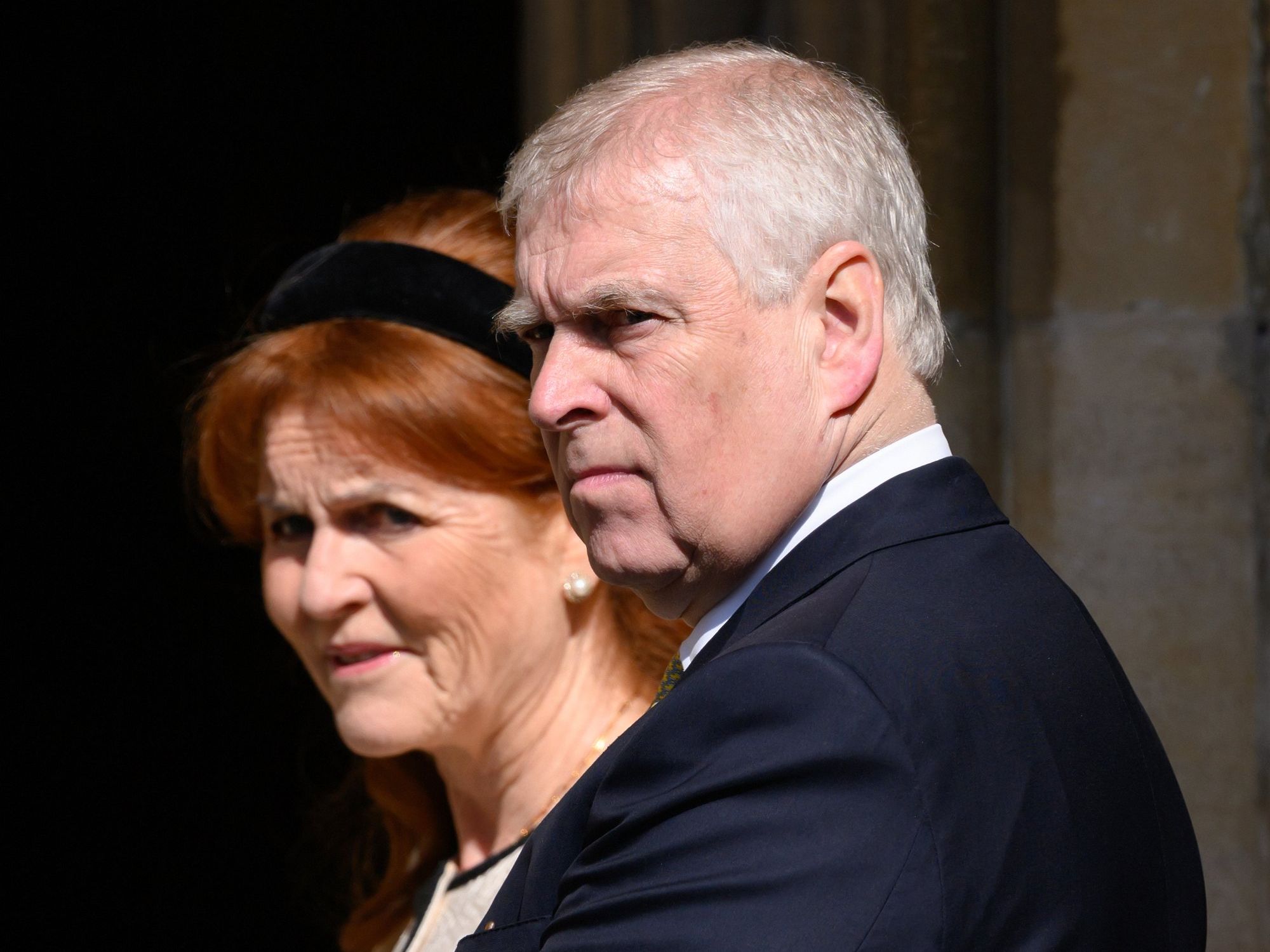 Andrew Mountbatten-Windsor and Sarah Ferguson make first public appearance since losing York titles