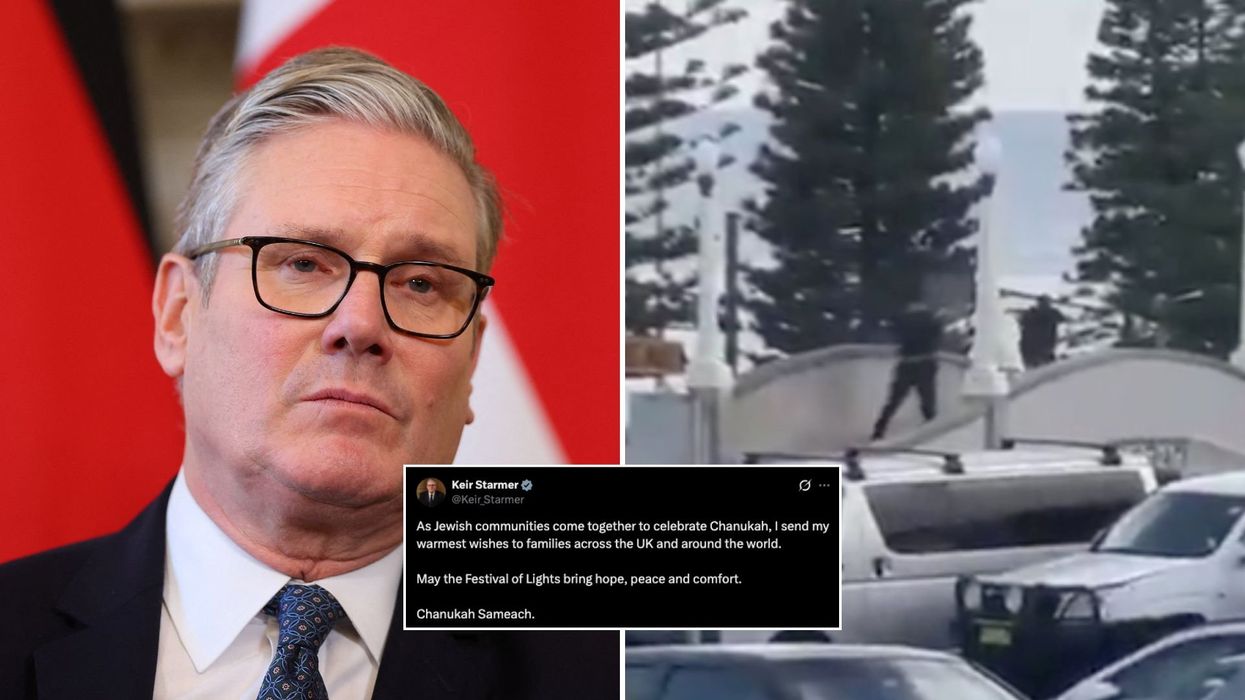 Keir Starmer posts happy Hanukkah message as shooters open fire during Jewish celebrations in Australia