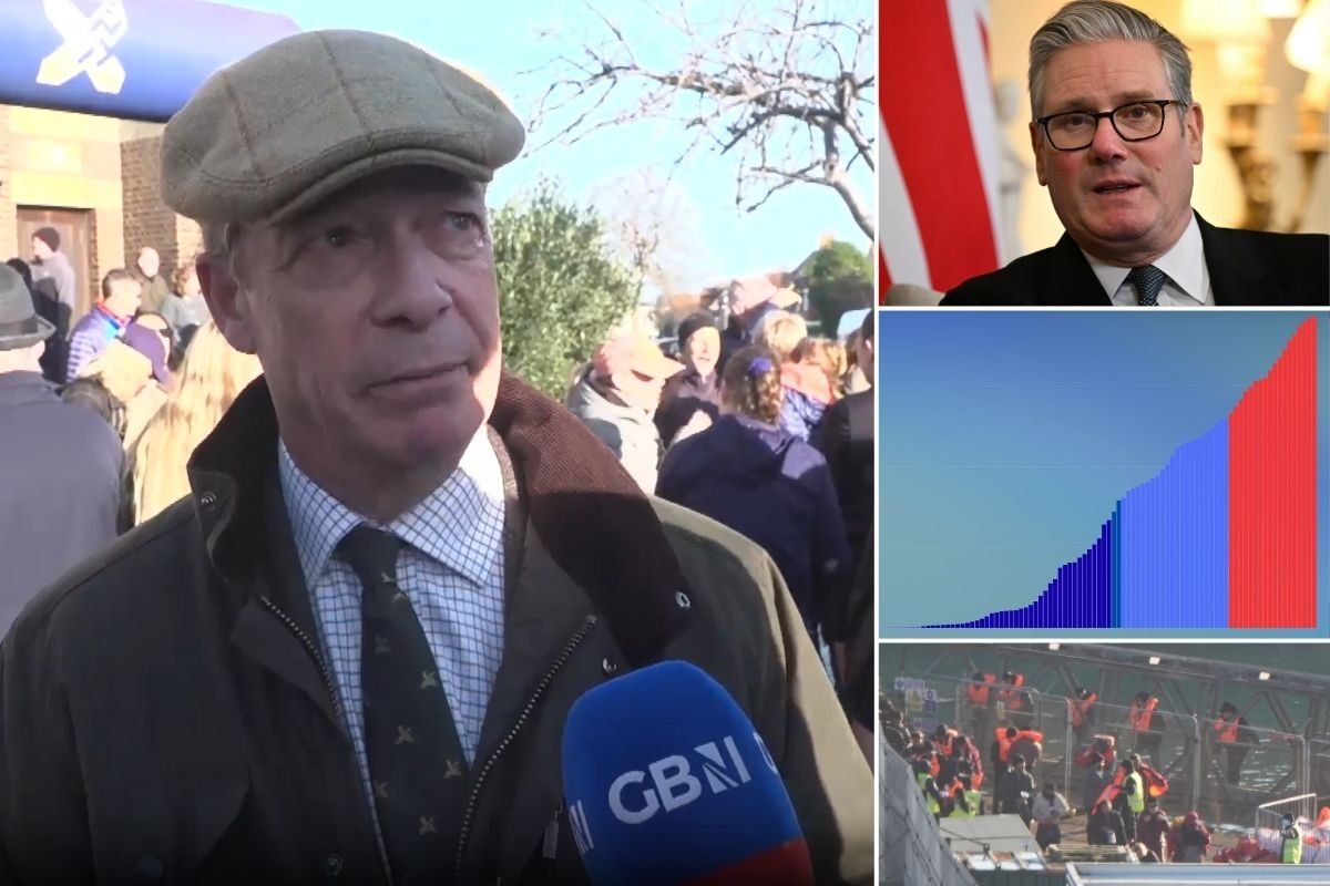 Nigel Farage delivers damning verdict on small boats surge as 40,000 cross Channel in 2025