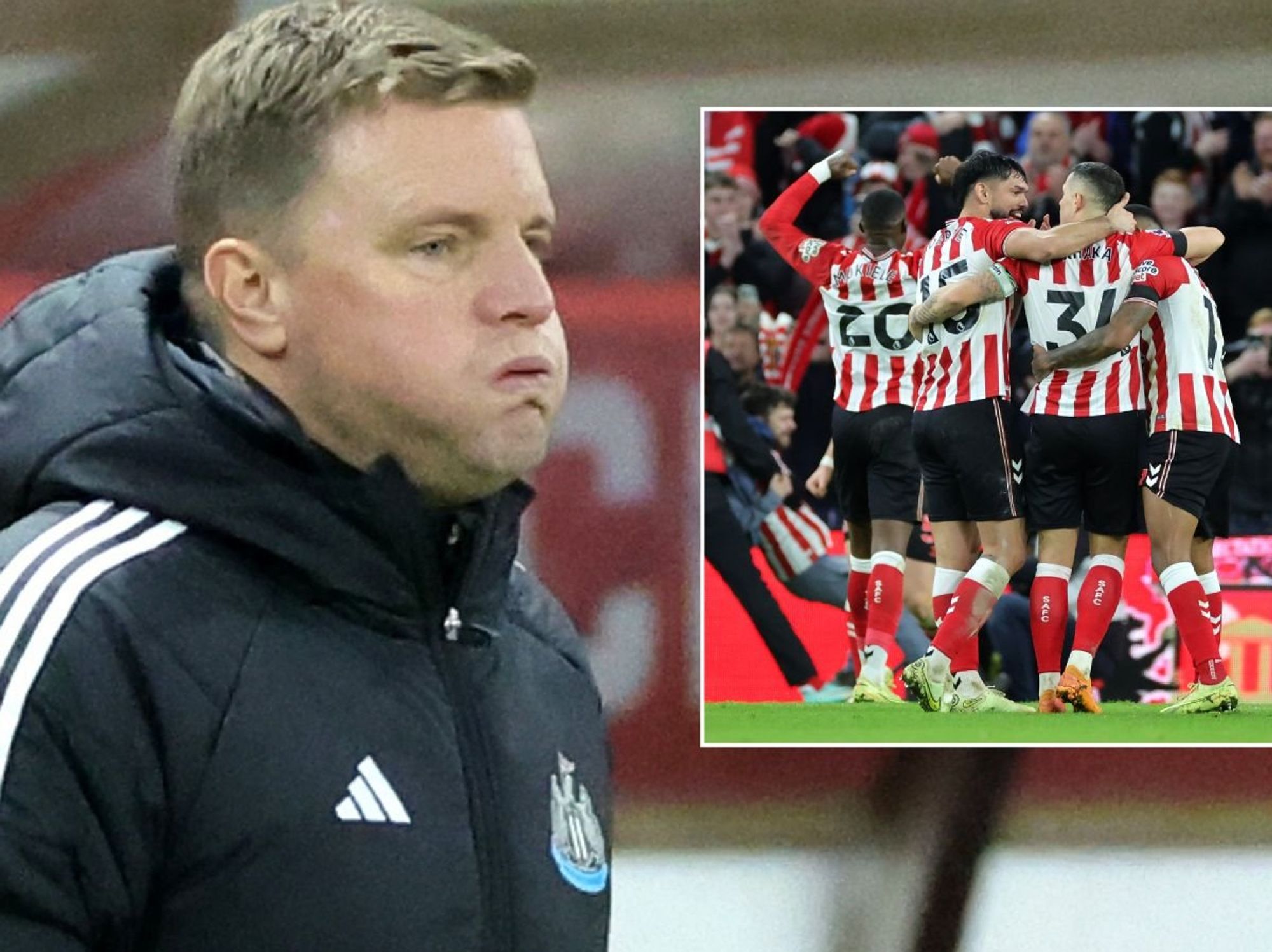 Eddie Howe issues apology after Newcastle slump to nightmare Sunderland derby defeat
