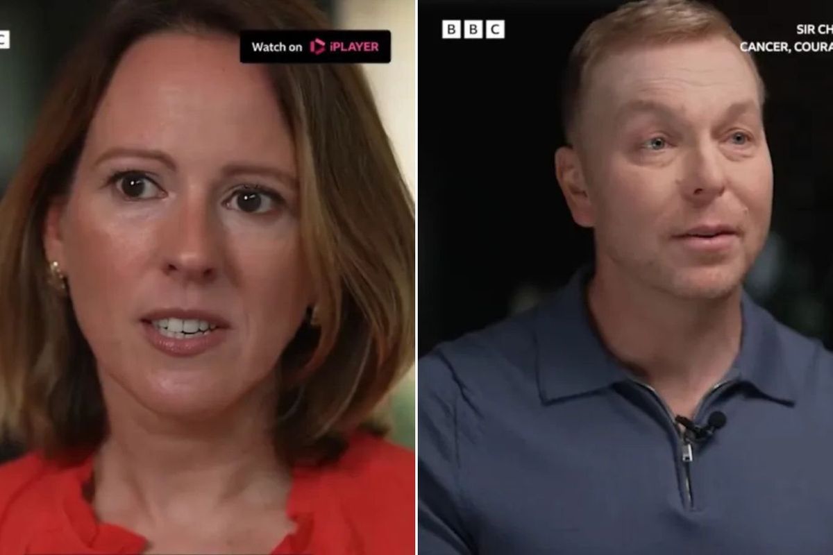 Sir Chris Hoy's wife shares children's heartbreaking reactions to Olympic icon's cancer diagnosis