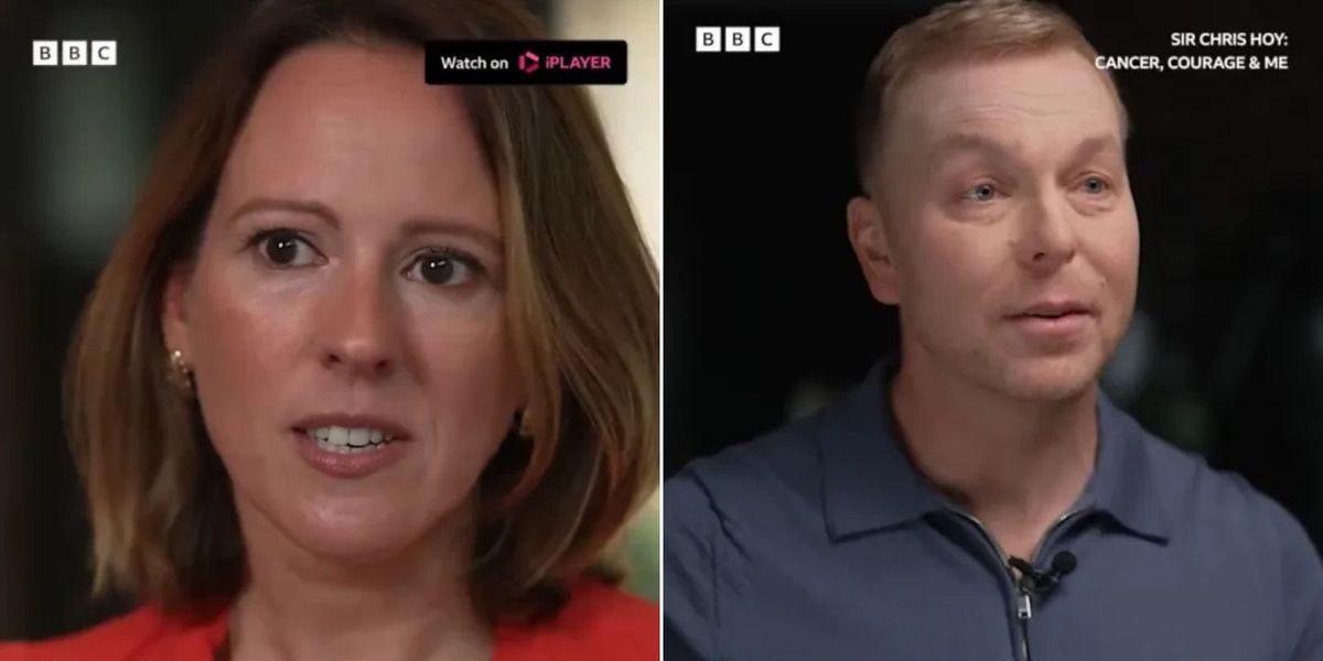 Sir Chris Hoy’s wife shares children’s heartbreaking reactions to Olympic icon’s cancer diagnosis Sir Chris Hoy’s wife shares children’s heartbreaking reactions to Olympic icon’s cancer diagnosis