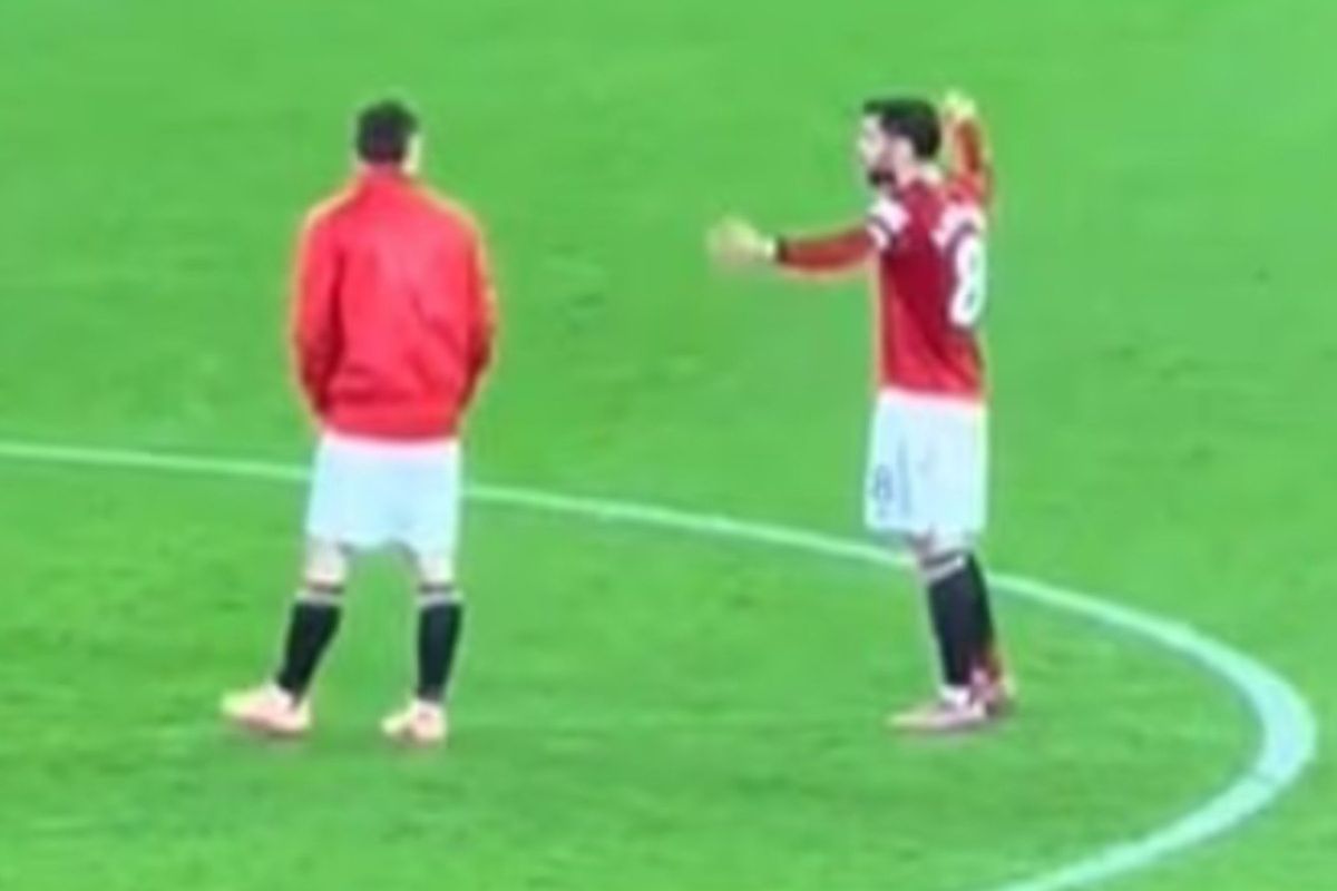 Bruno Fernandes' furious reaction caught on camera after dramatic draw between Man Utd and Bournemouth