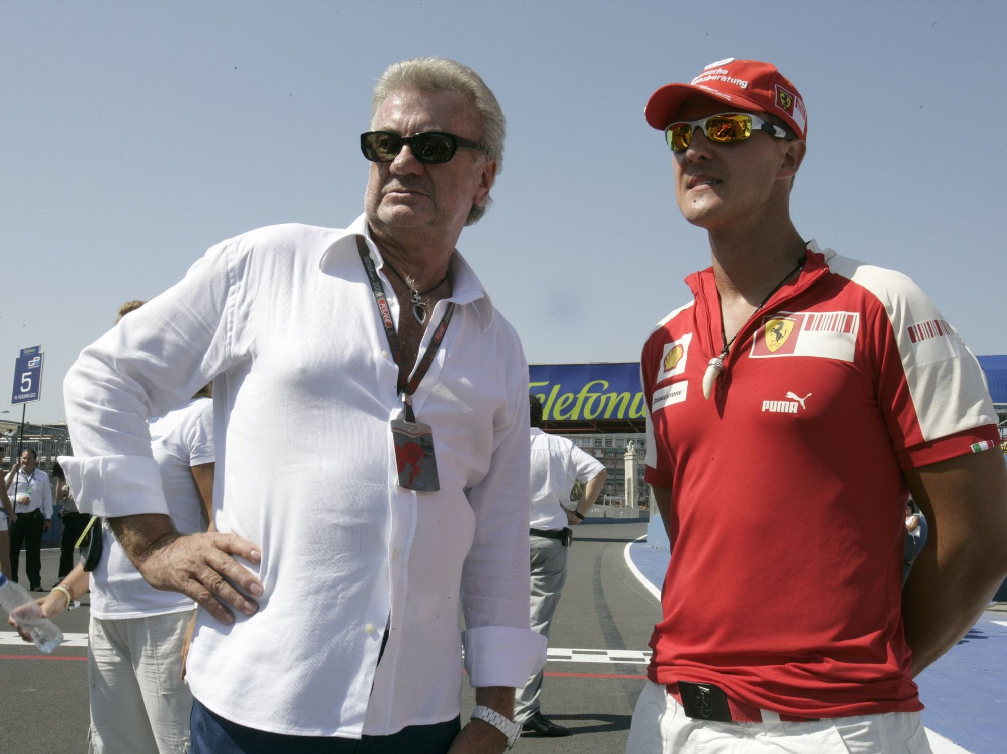 Michael Schumacher's former manager punched in the face and threatened with gun during violent robbery
