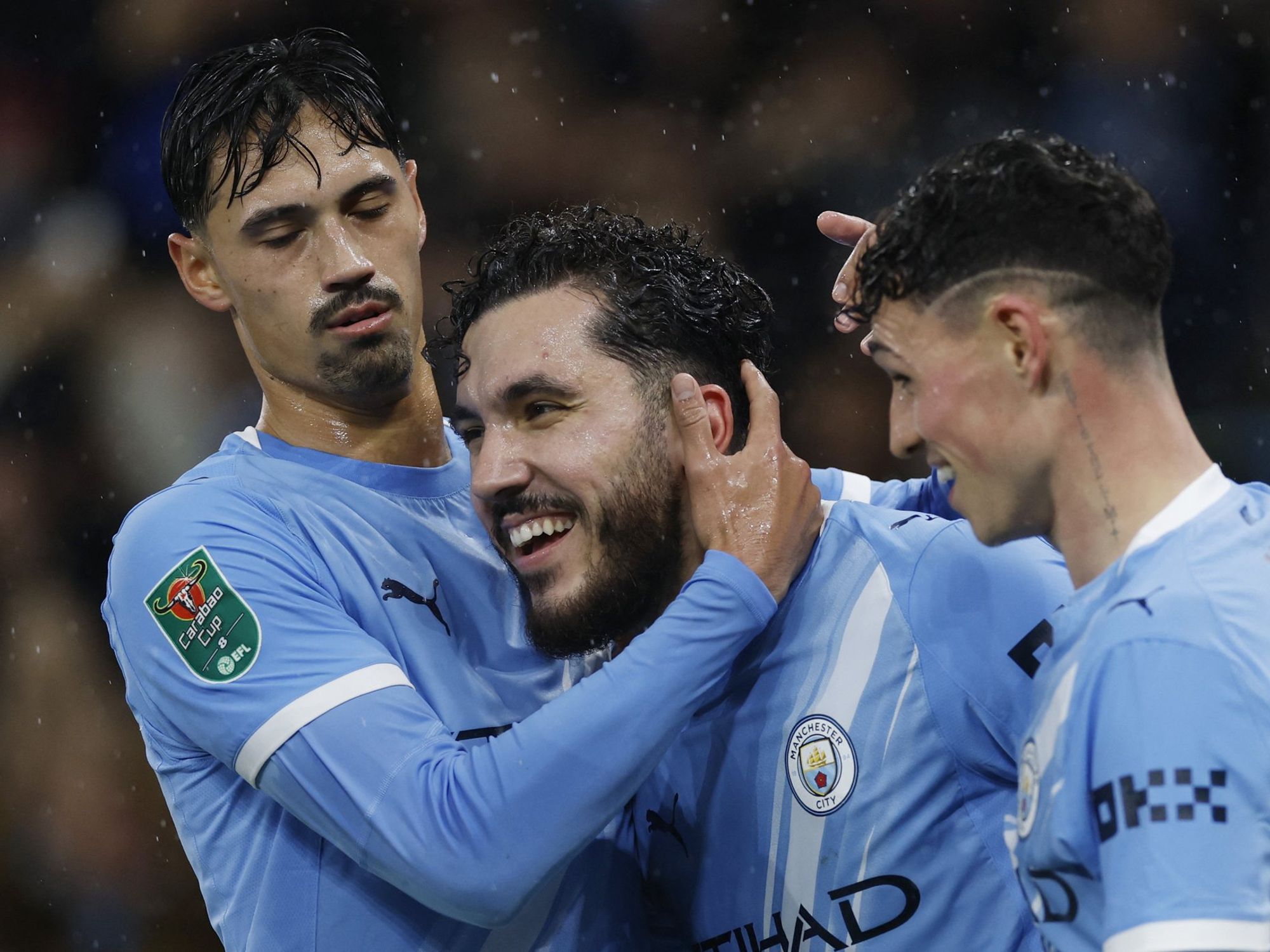 Rayan Cherki helps send Manchester City through in Carabao Cup win over Brentford