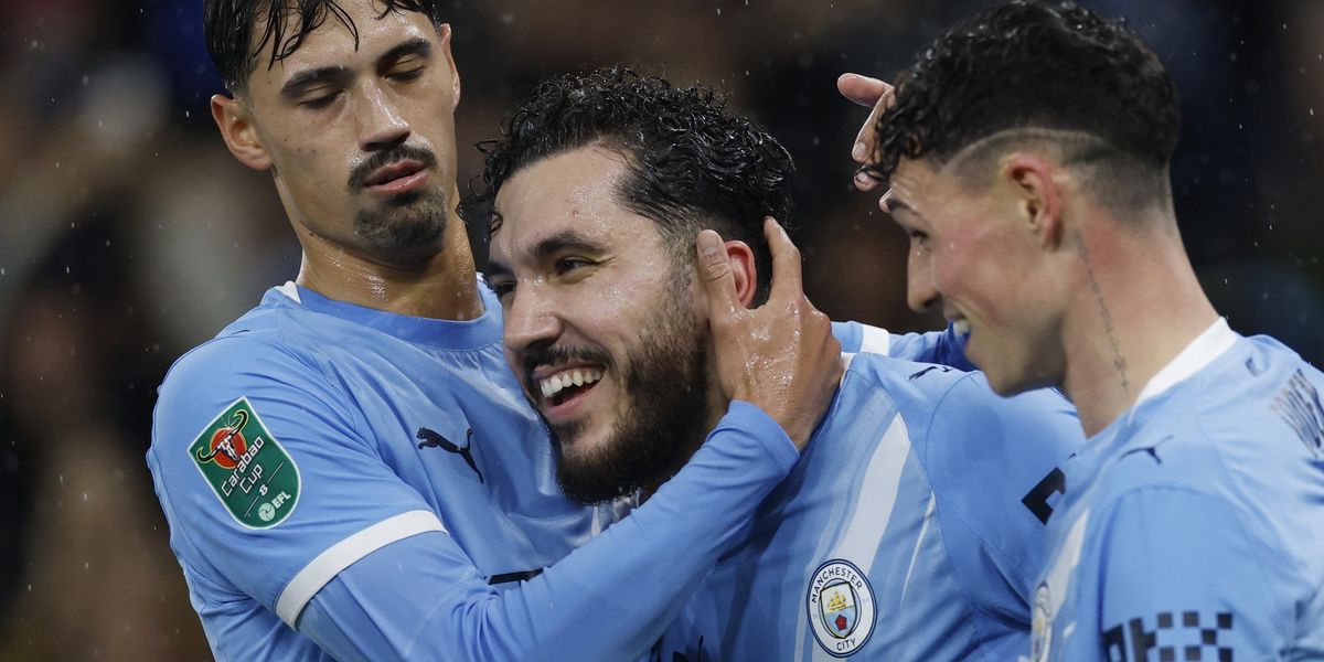 Rayan Cherki helps send Manchester City through in Carabao Cup win over Brentford Rayan Cherki helps send Manchester City through in Carabao Cup win over Brentford