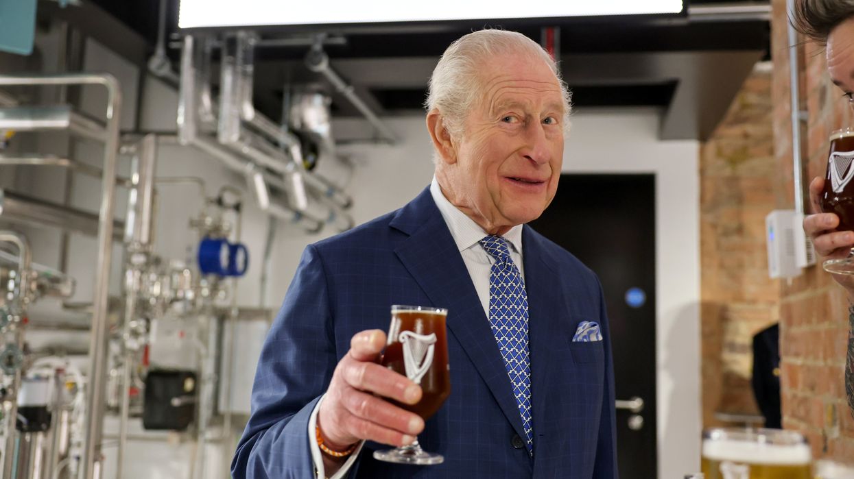 King Charles celebrates completion of £73m investment with pint of Guinness
