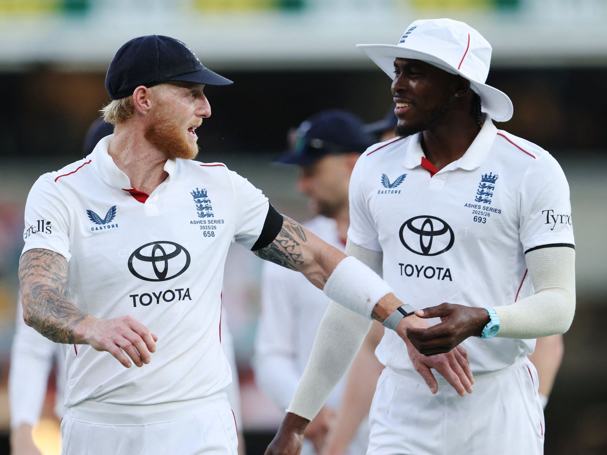 Ben Stokes confronts Jofra Archer as Ashes tempers boil over on another shoddy day for England