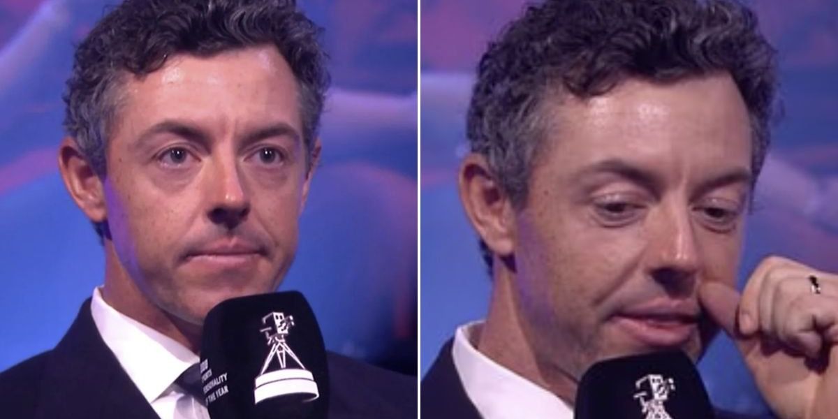 Rory McIlroy fights back tears paying tribute to fathers of Southport victims during SPOTY awards Rory McIlroy fights back tears paying tribute to fathers of Southport victims during SPOTY awards