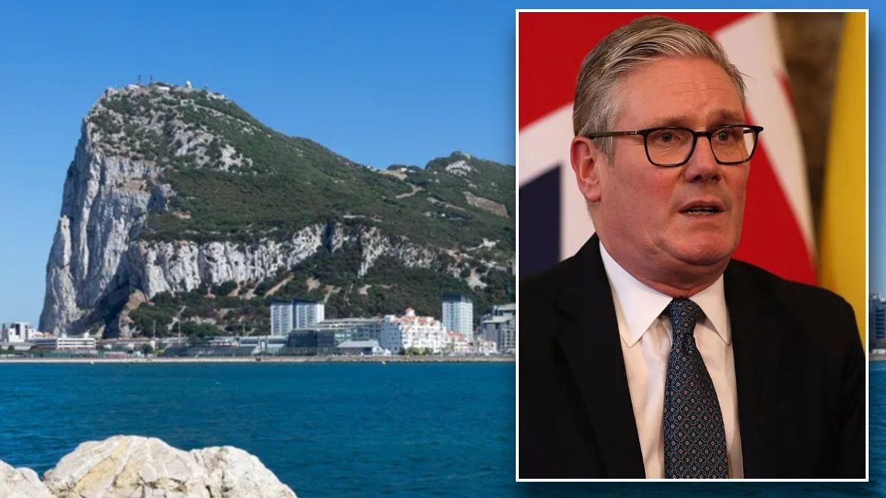 Britons will not be able to enter Gibraltar without Spanish border guards' permission as Keir Sta...