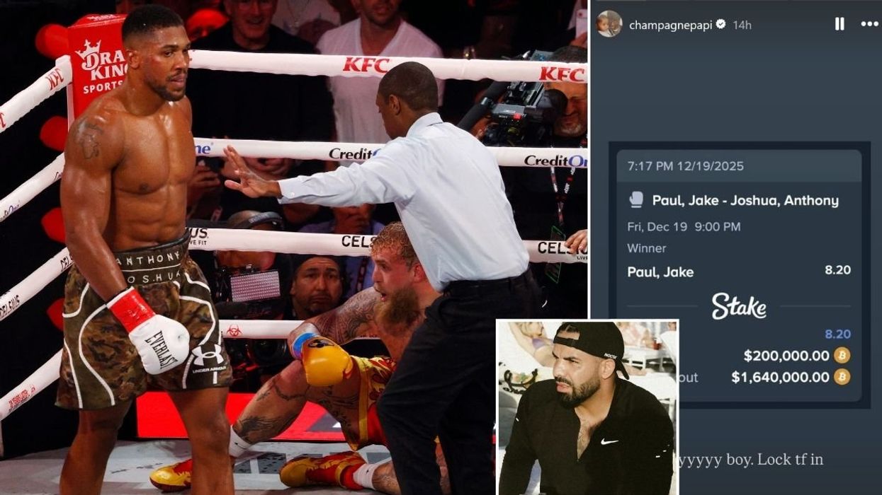 Drake misses out on £1.2million after Anthony Joshua's knockout victory over Jake Paul as curse continues