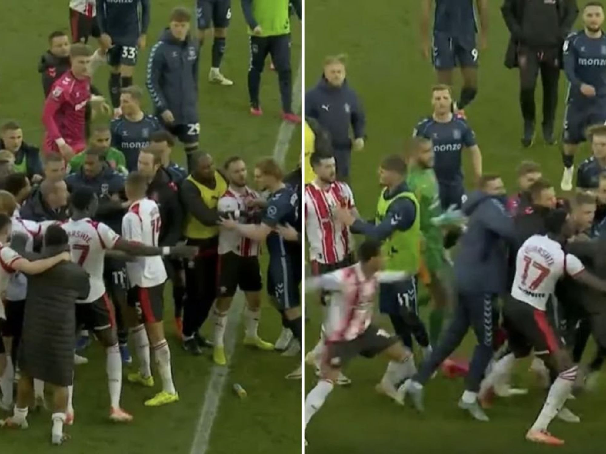 Frank Lampard sparks EFL melee between Coventry and Southampton after goading fans