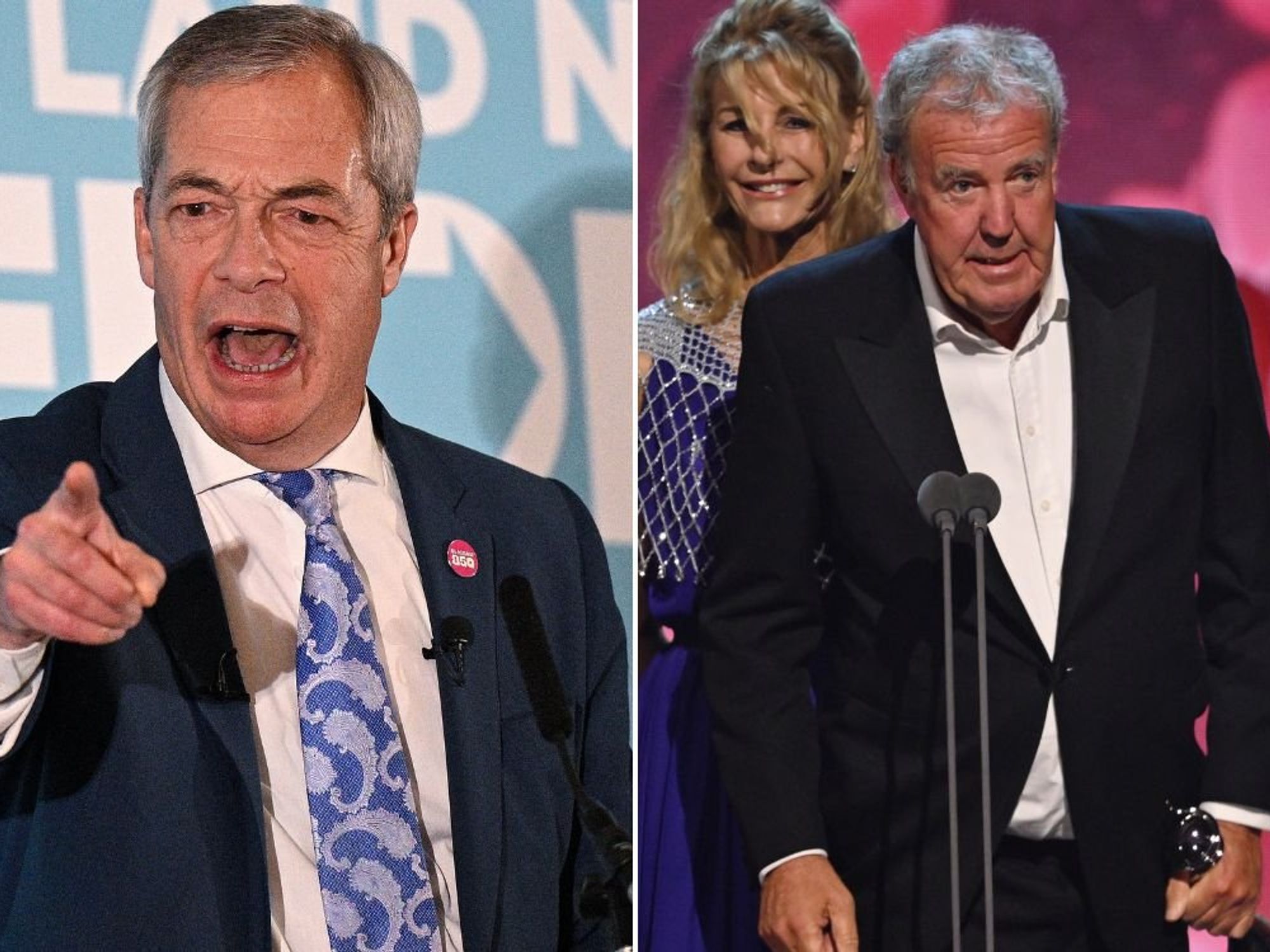 Jeremy Clarkson rips into lefty claims Nigel Farage is ‘far-right’ as he exposes flaw in complaints