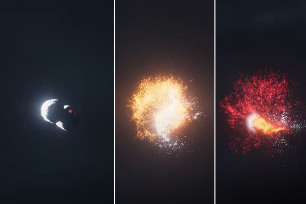 Asteroids smash into each other as astronomers witness incredibly rare moment 'unlike anything in our own Solar System'