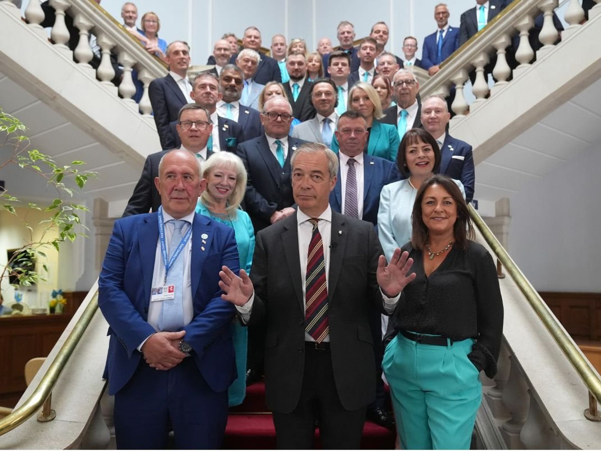 Reform threatens to take Keir Starmer to court over 'plot to snatch control of Nigel Farage's fla...