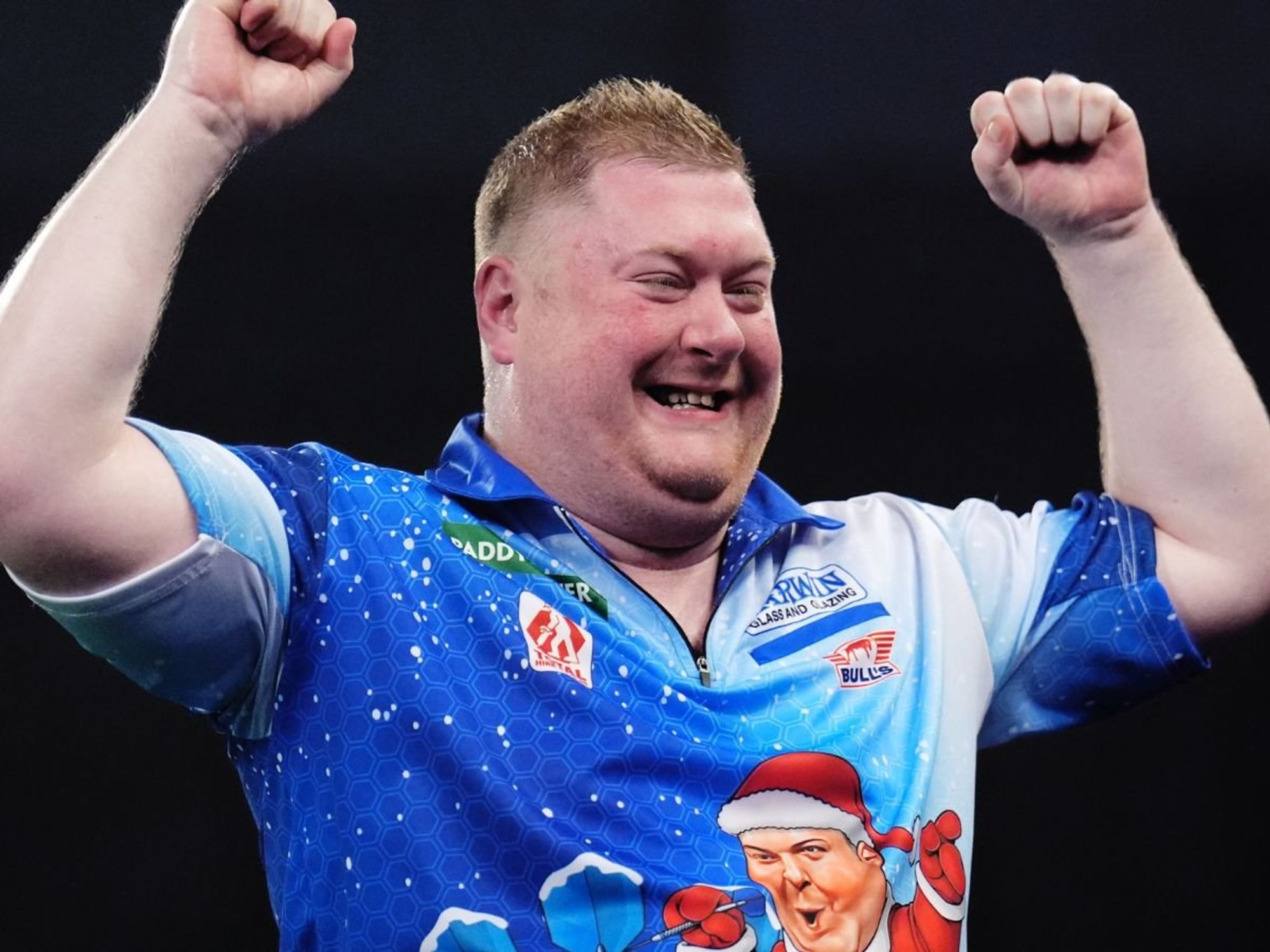 Darts star admits to Christmas dilemma after springing major upset at World Darts Championship