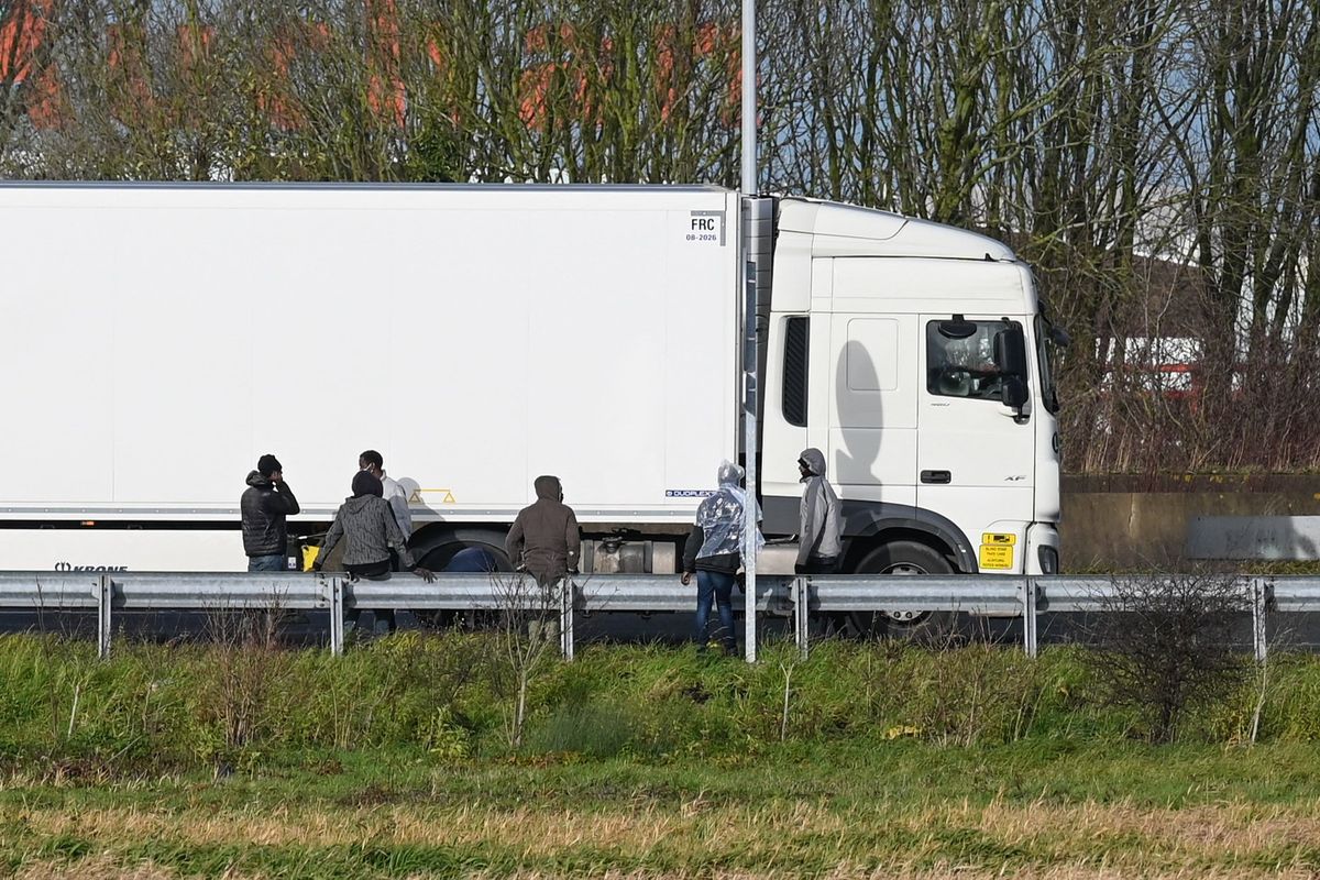 Migrants avoiding justice by being smuggled OUT of Britain in lorries