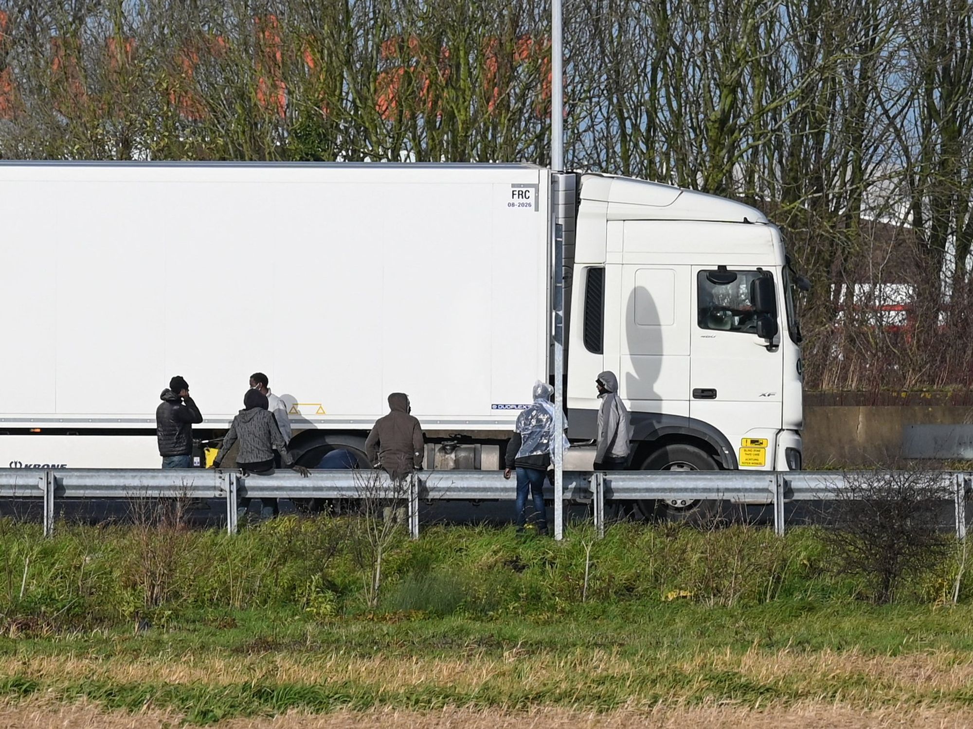 Migrants avoiding justice by being smuggled OUT of Britain in lorries