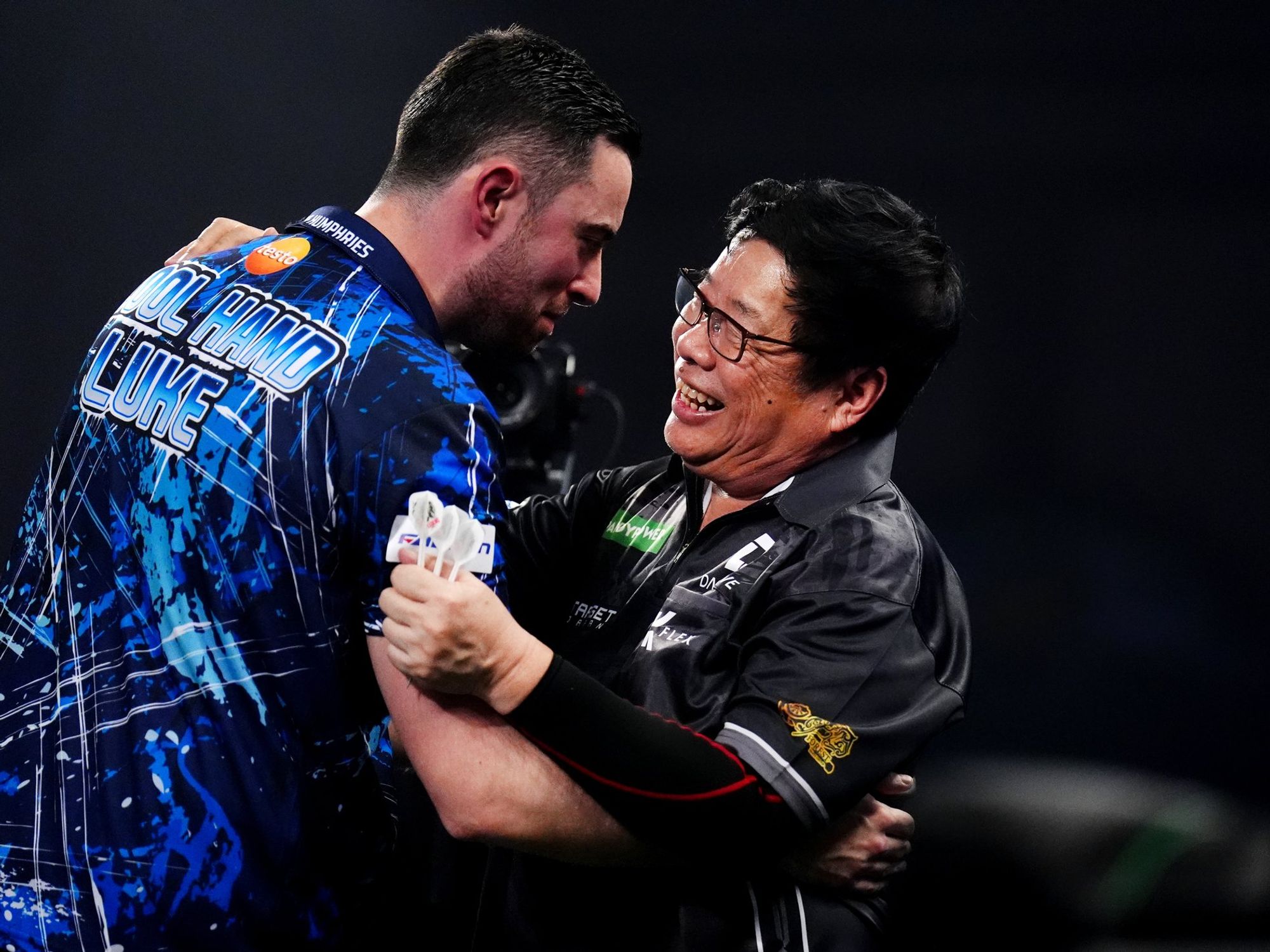 Luke Humphries makes honest admission after beating 71-year-old opponent at World Darts Championship