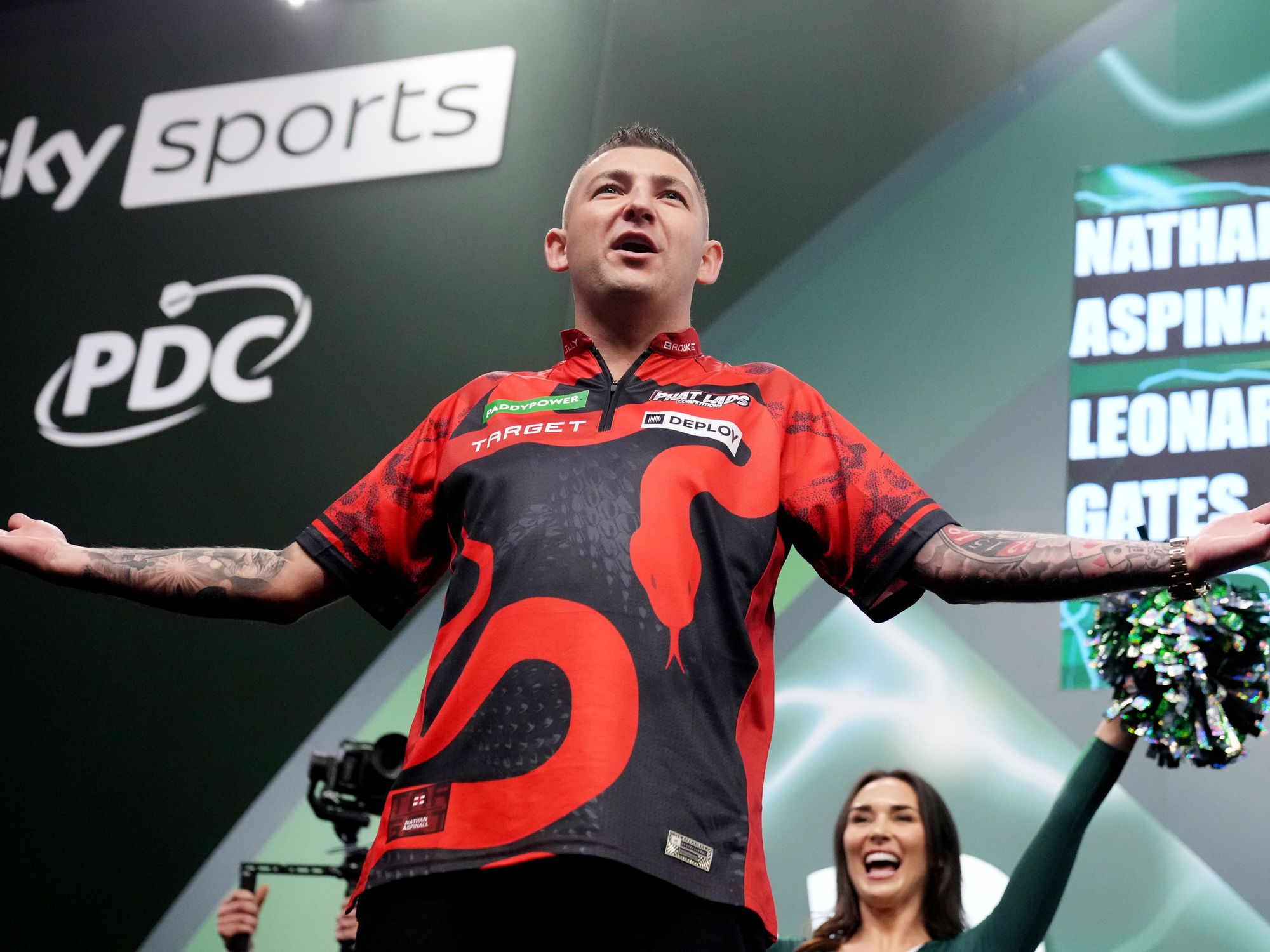 Nathan Aspinall left 'scared' by antics of opponent before World Darts Championship win