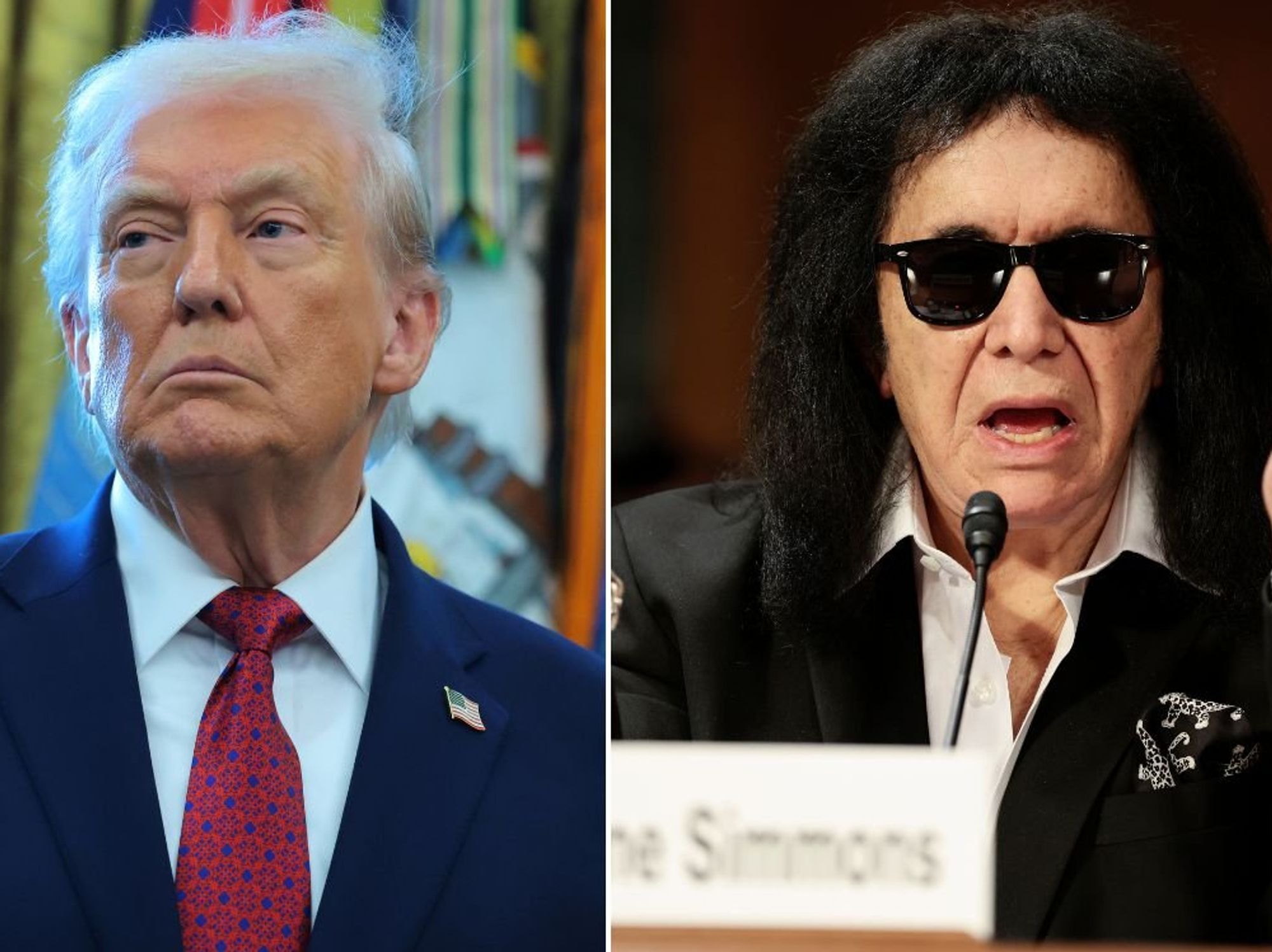Gene Simmons defends 'terrific' relationship with Donald Trump as rock icon fumes 'I don't care'