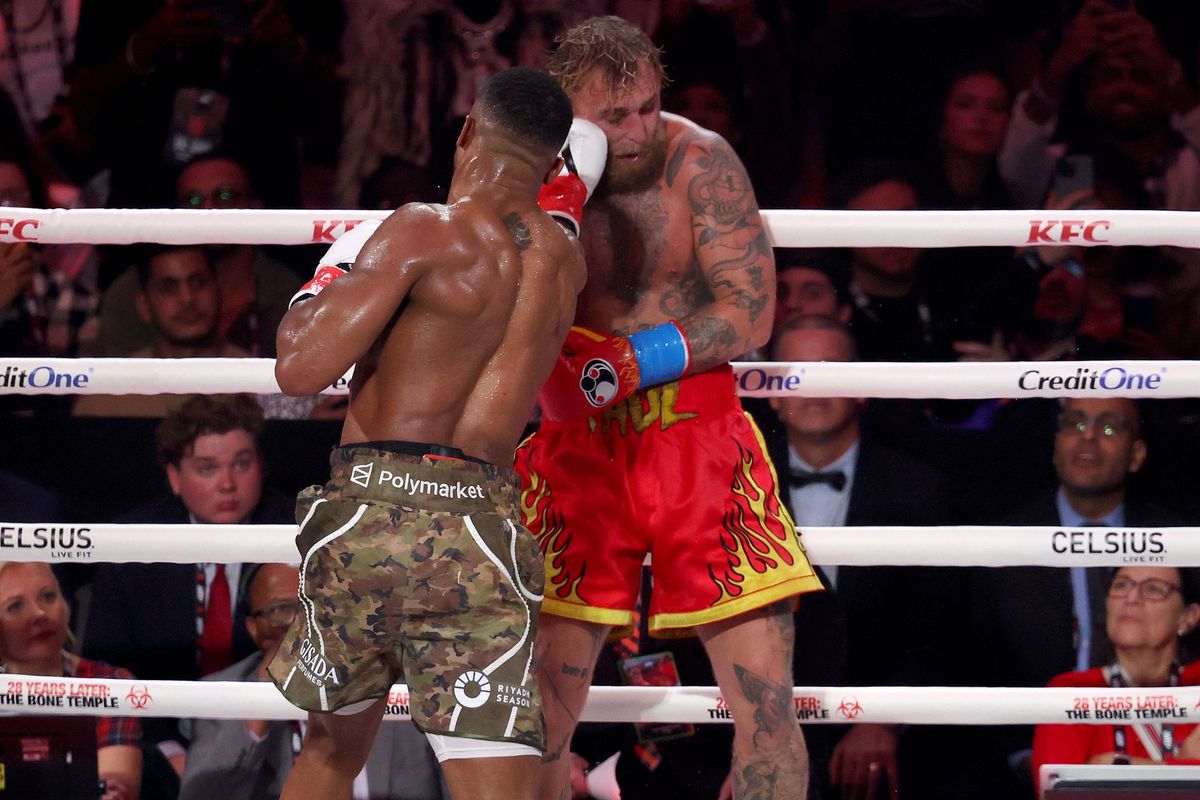 Jake Paul 'may never be able to fight again' after being battered and bruised by Anthony Joshua