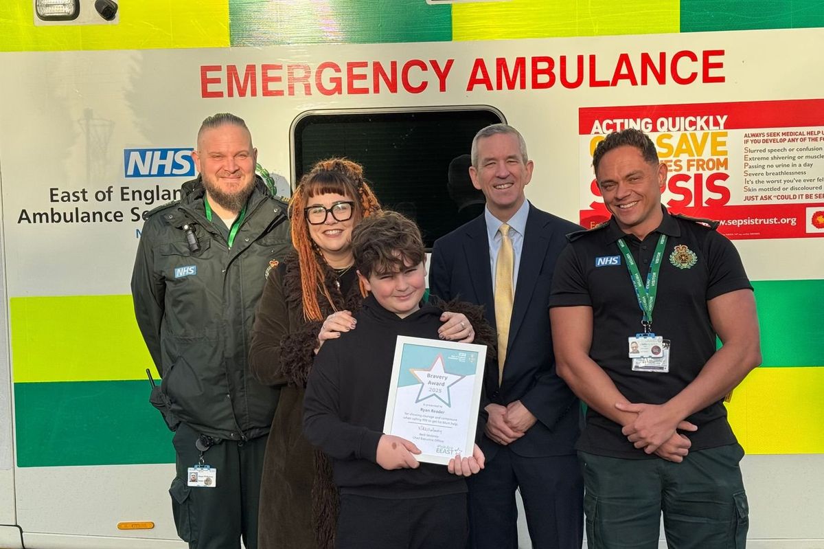 Schoolboy honoured with bravery award after saving mum who fell seriously ill - 'I couldn’t be prouder'