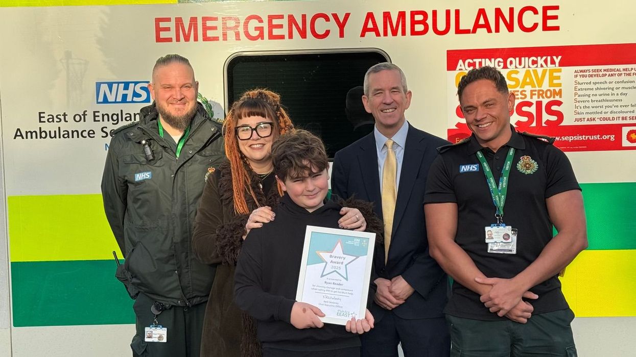 Schoolboy honoured with bravery award after saving mum who fell seriously ill - 'I couldn’t be prouder'