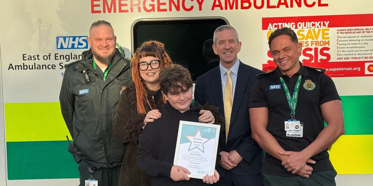 Essex news: Schoolboy honoured with bravery award after saving mum who fell seriously ill Essex news: Schoolboy honoured with bravery award after saving mum who fell seriously ill