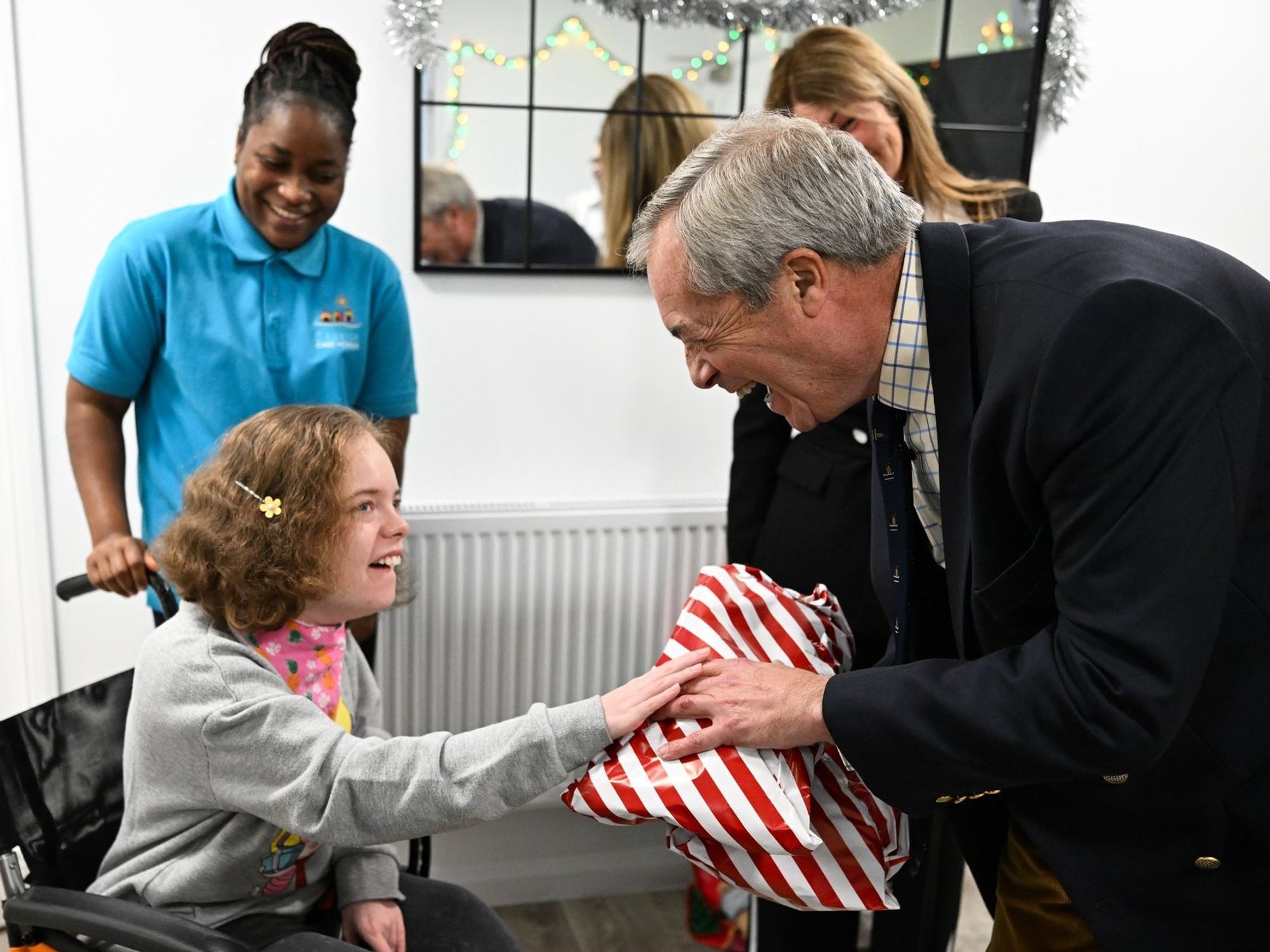 Nigel Farage shares heartfelt Christmas message after delivering festive gifts - READ IN FULL