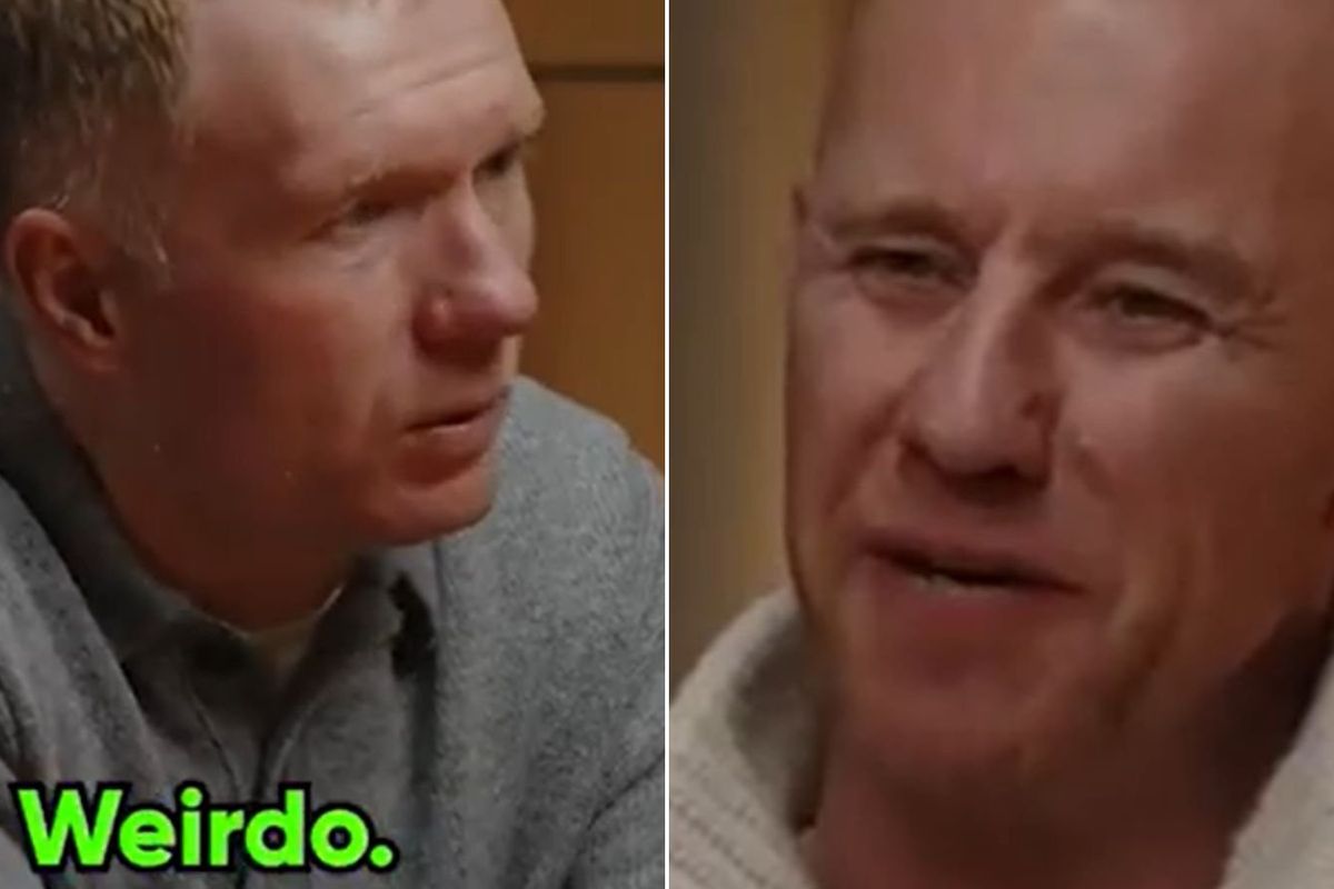 Paul Scholes dubbed 'dirty' as Man United icon makes 'weird' Christmas dinner admission