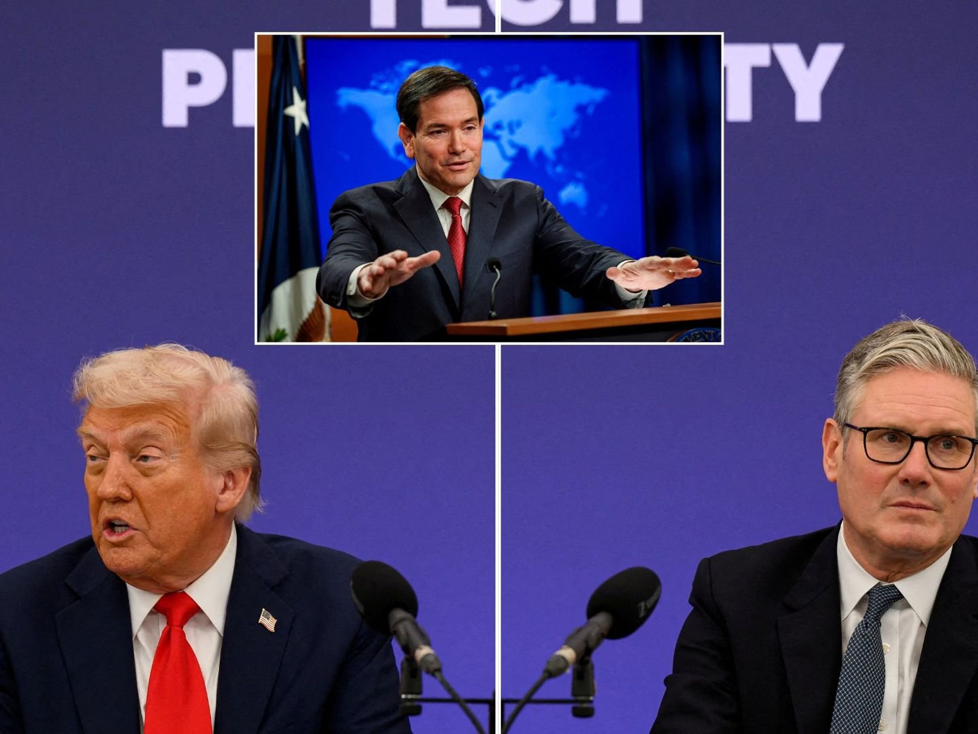 Labour 'fully committed to upholding free speech' after US bans Keir Starmer-linked NGO boss in c...