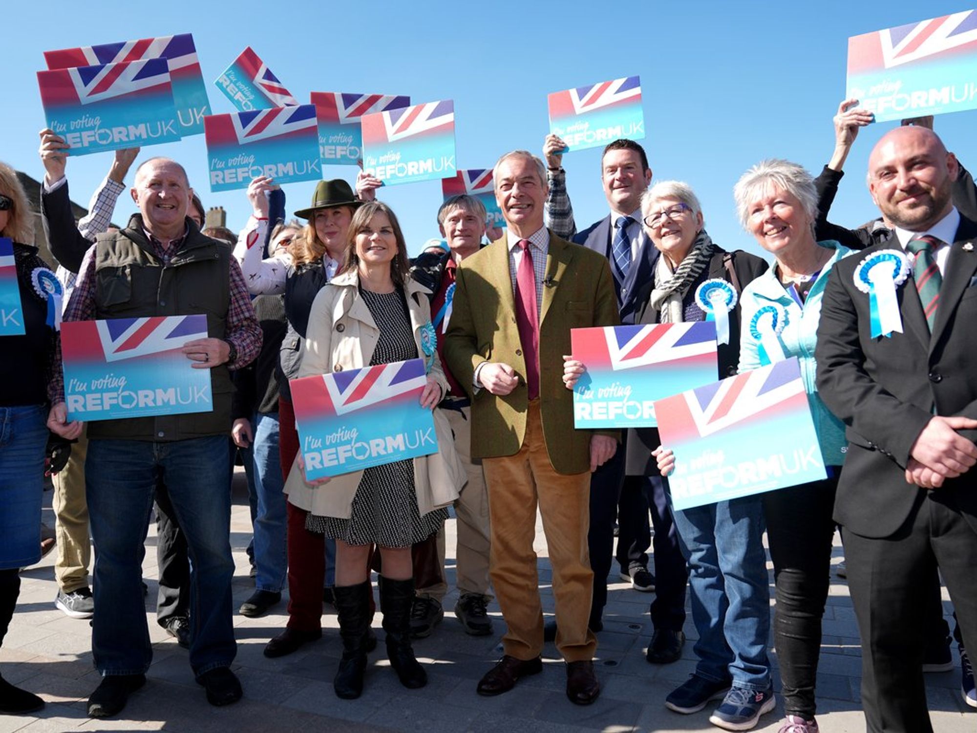 Top Tory labels some Reform voters 'far-right' and says switchers will regret backing Nigel Farage