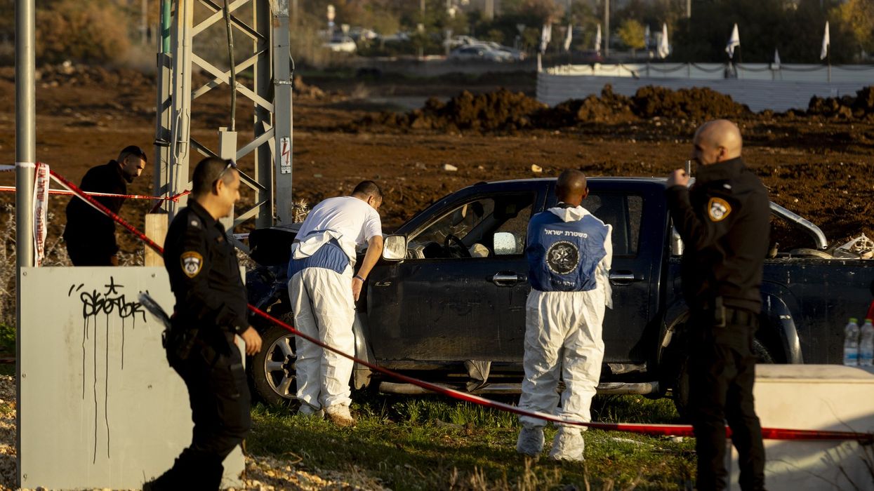 Two Israelis dead following ramming and stabbing 'terror attack'
