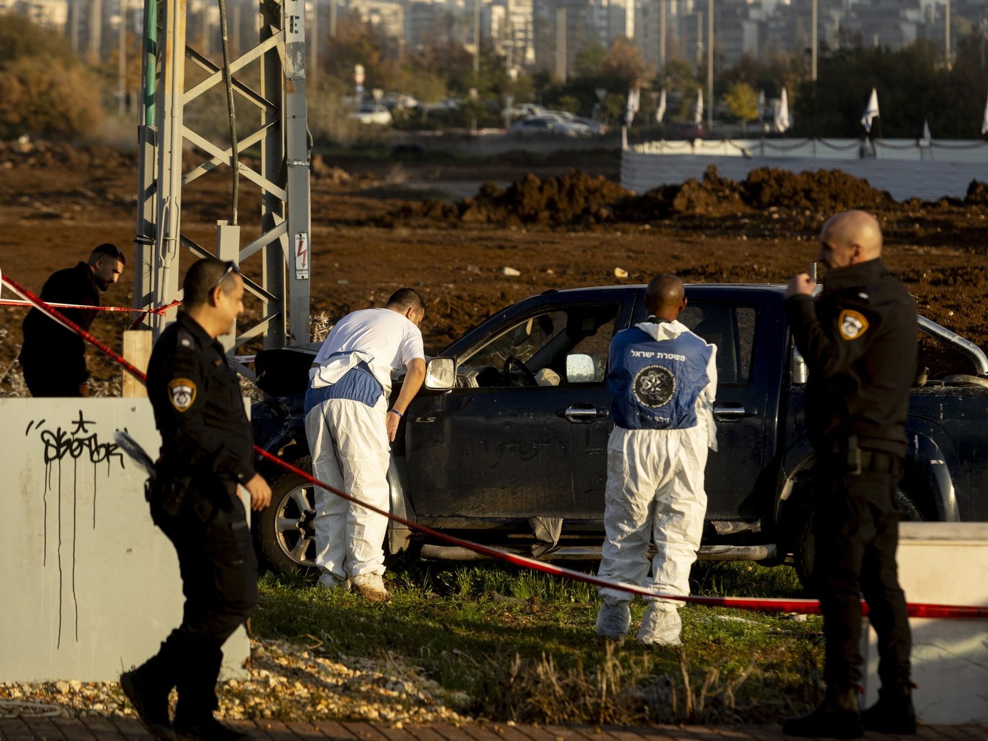 Two Israelis dead following ramming and stabbing 'terror attack'