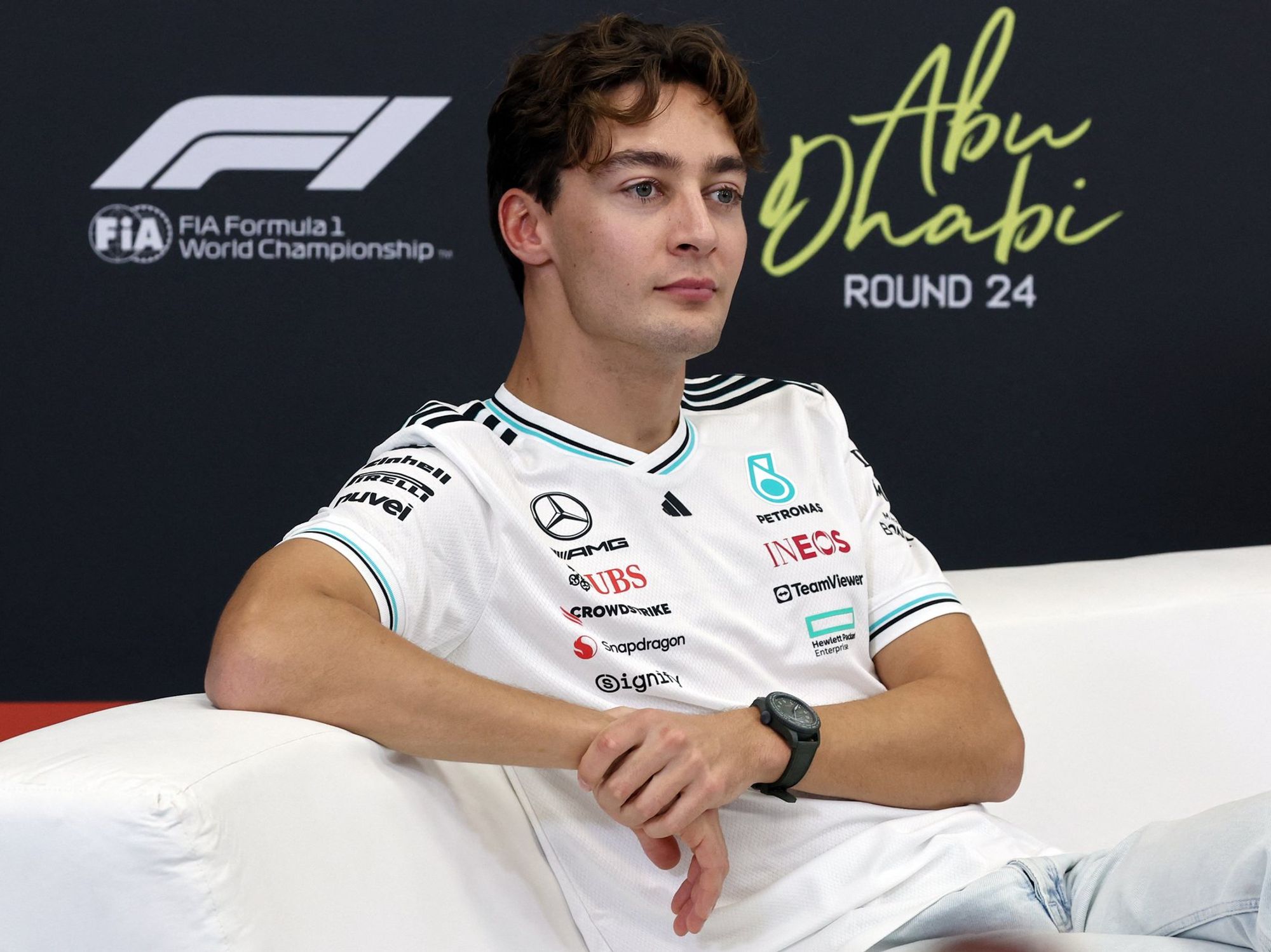 George Russell starts war of words with Max Verstappen as Mercedes driver promises title drama
