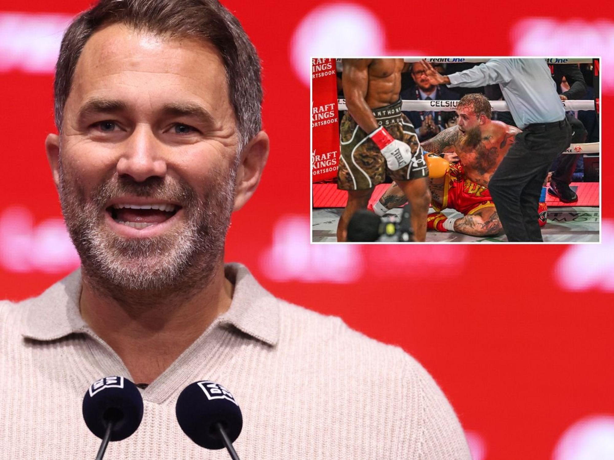 Eddie Hearn tears into 'out of his depth' Jake Paul over comments made about Anthony Joshua boxing fight