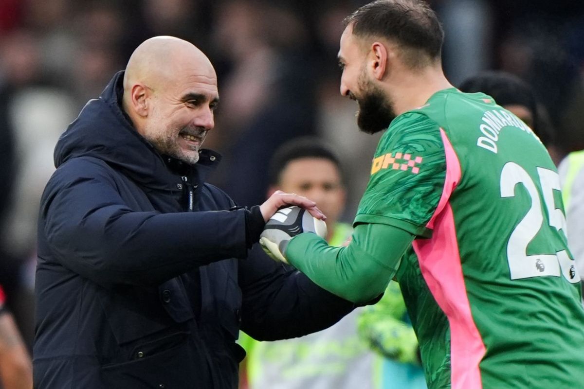 Pep Guardiola makes joke about his weight after Man City secure vital win over Nottingham Forest