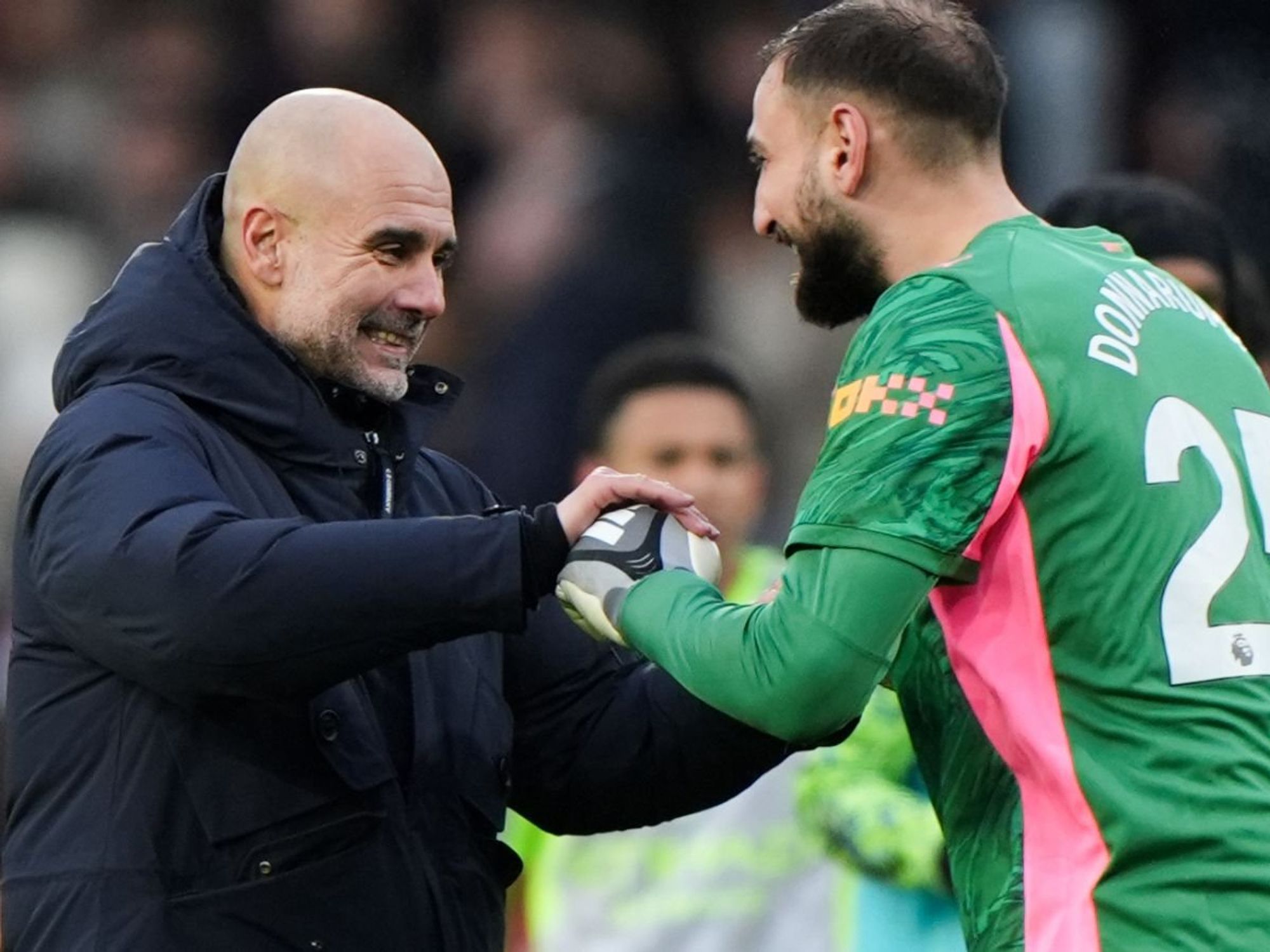 Pep Guardiola makes joke about his weight after Man City secure vital win over Nottingham Forest