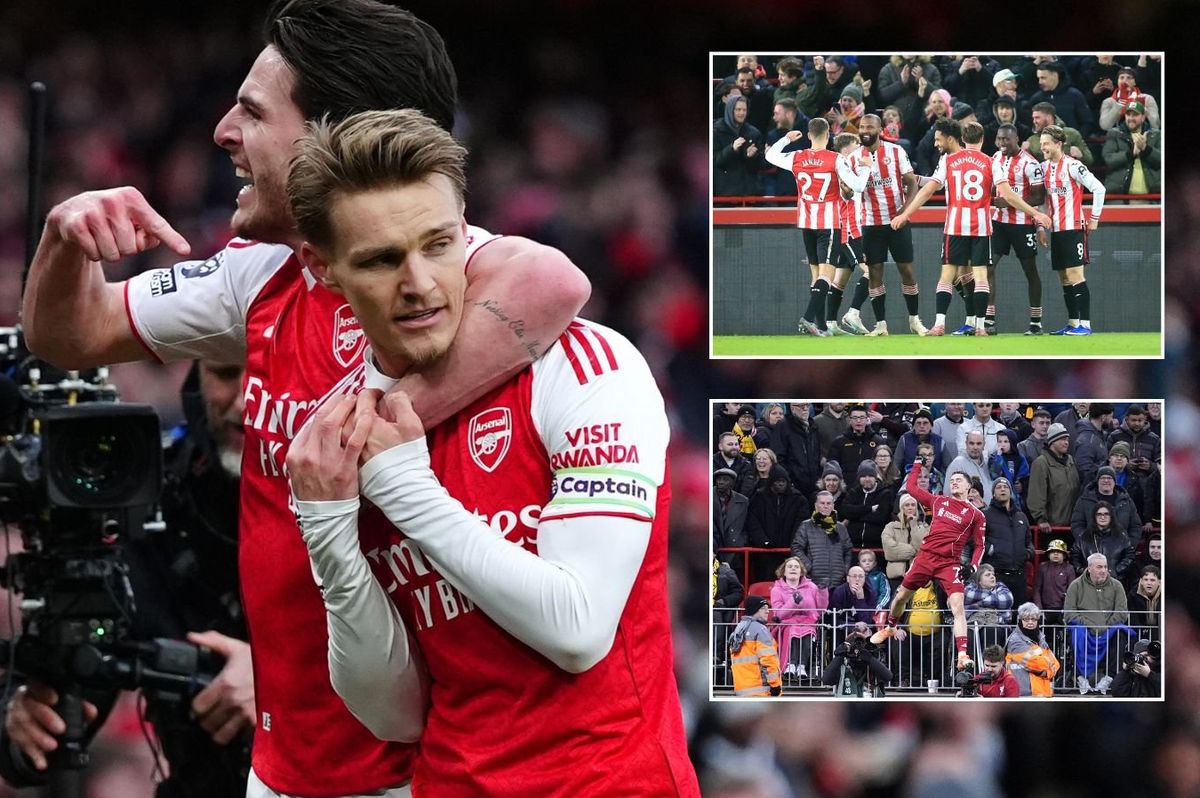 Premier League results as Arsenal go top with Brighton win and Liverpool cling on against Wolves