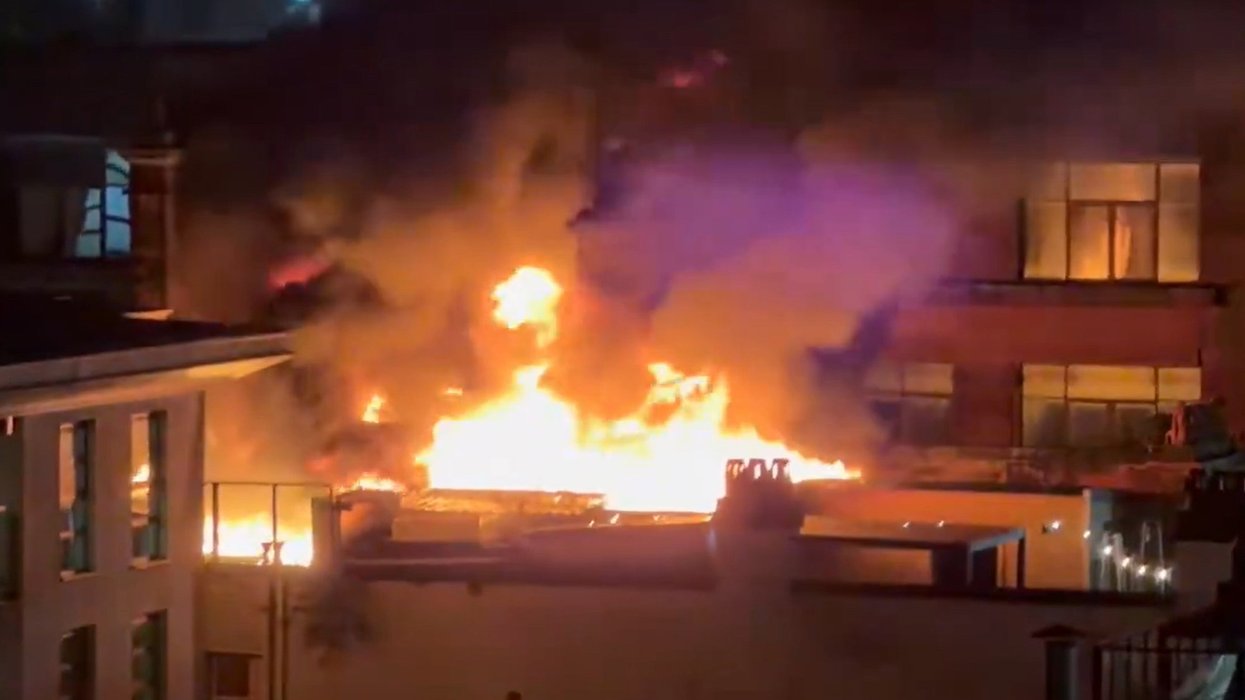 Fire crews scramble as huge blaze rips through Glasgow city centre