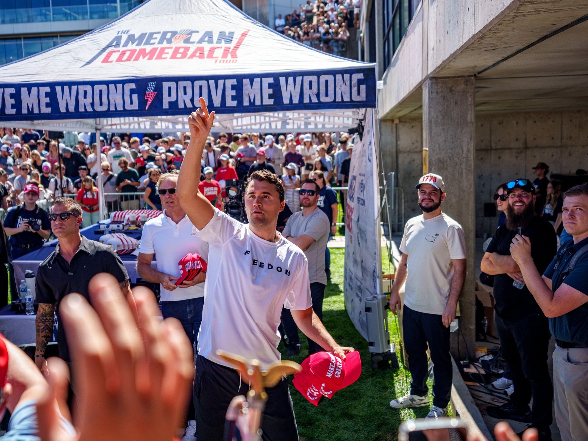 Charlie Kirk supporter says left-wing intimidation and attacks have surged at universities since ...