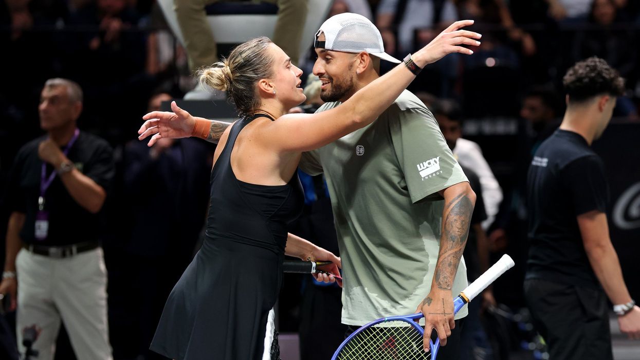 Nick Kyrgios and Aryna Sabalenka demand ANOTHER 'Battle of the Sexes' after Australian thrashes world No.1