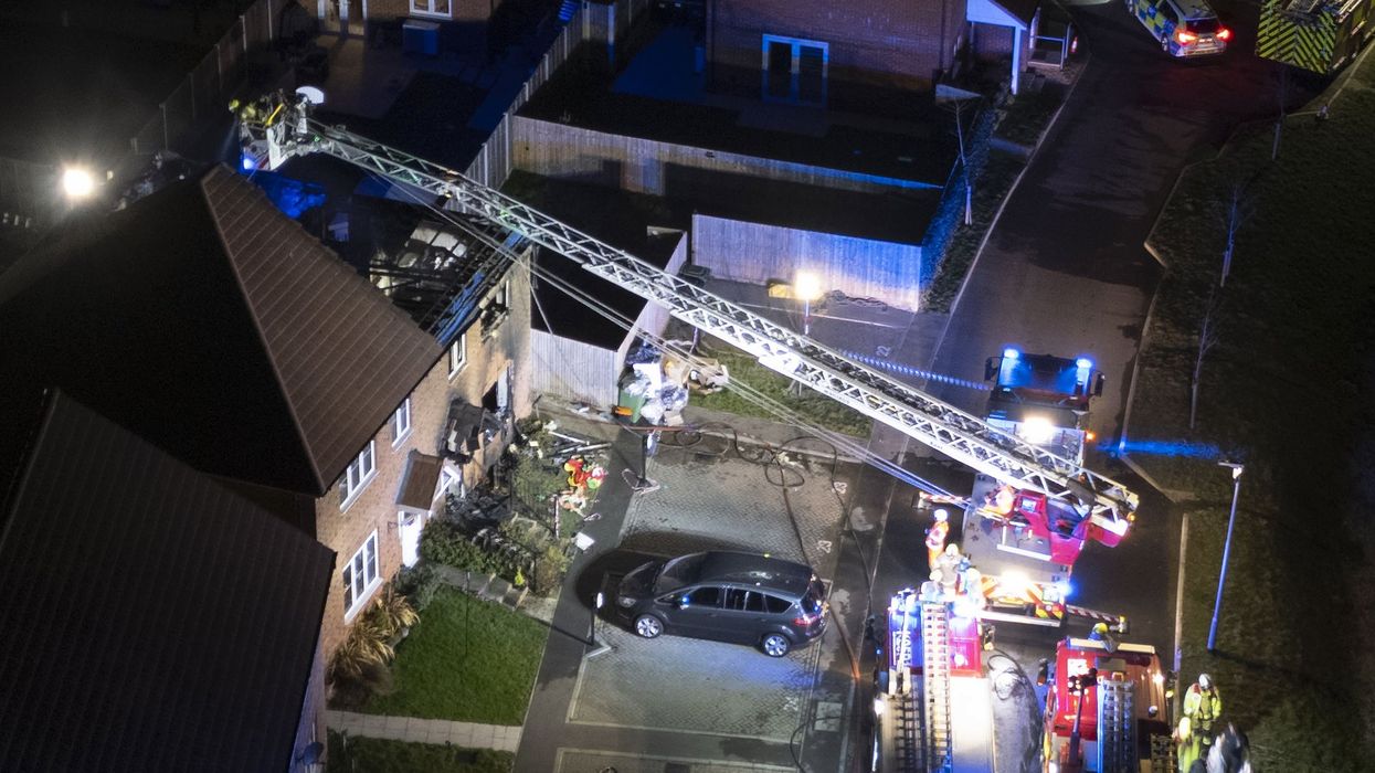 Girl dies in horror house fire as another child is rushed to hospital after firefighters raced to battle blaze