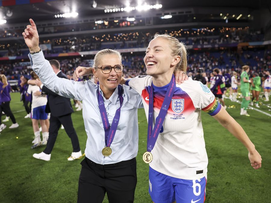 King bestows seven honours to mark Lionesses' historic success as Sarina Wiegman made honorary dame