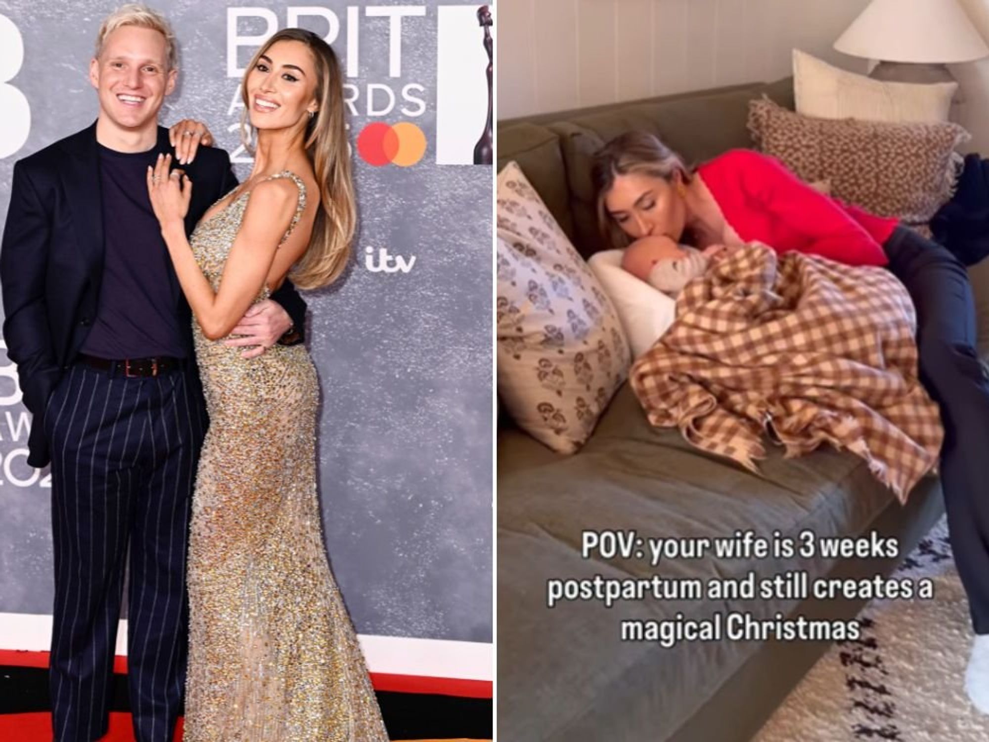 Jamie Laing criticised for 'superwoman' post applauding wife's Christmas efforts just weeks after...