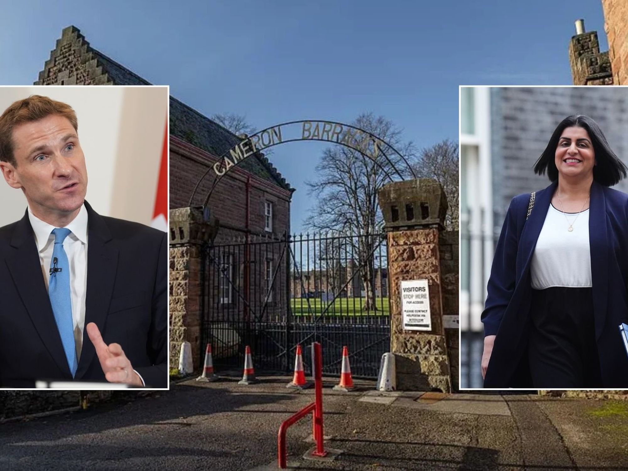 Hundreds of migrant men move into army barracks as fears raised over safety of British Army families