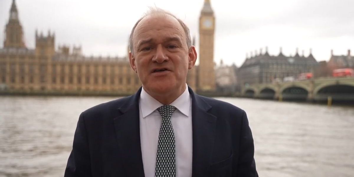 Liberal Democrat leader swipes at Nigel Farage and Donald Trump Liberal Democrat leader swipes at Nigel Farage and Donald Trump