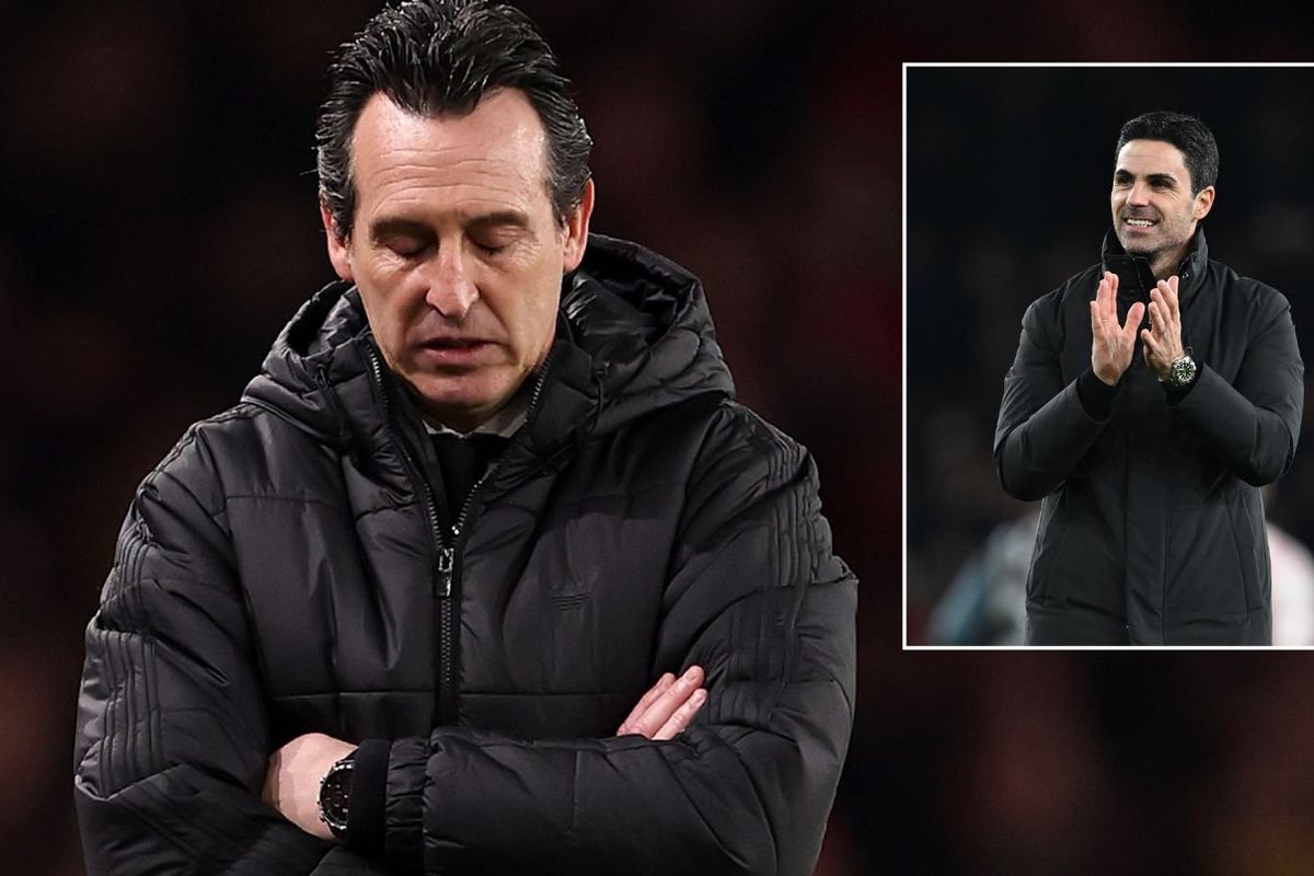 Unai Emery blames the weather after snubbing Mikel Arteta handshake following Aston Villa loss to Arsenal