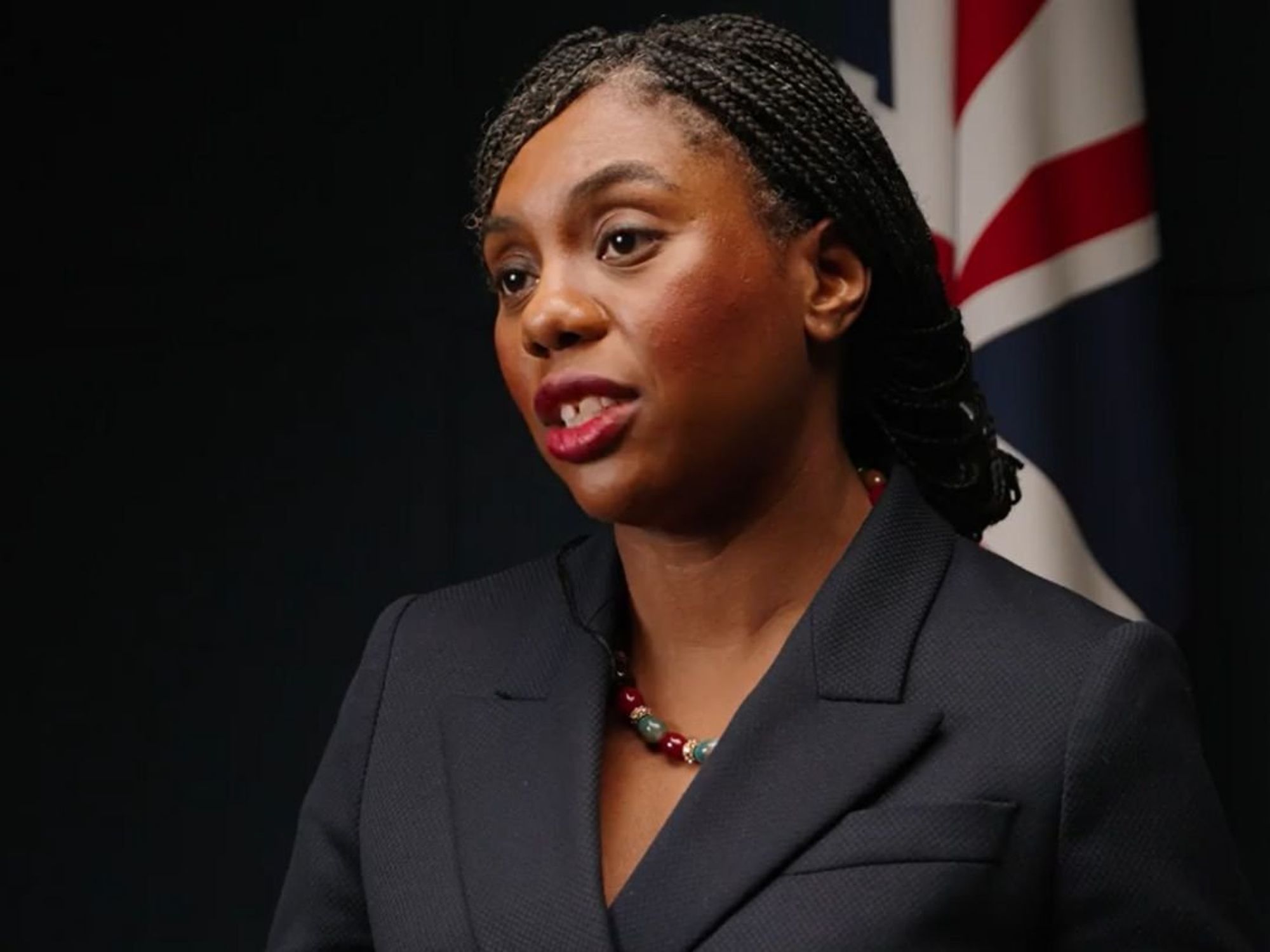 'Don't lose hope!' Kemi Badenoch urges 'talented Britons not to give up on our country' in New Ye...